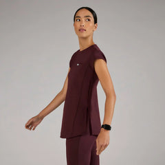 Alma™ FORMx Slim Crew-neck Tunic Scrub Top