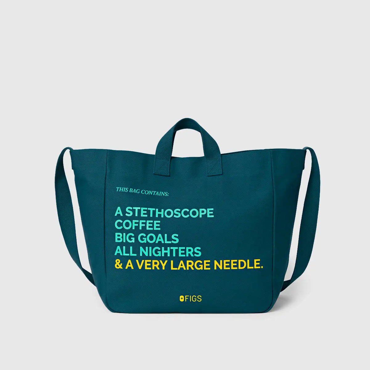 A Very Large Needle Canvas Tote