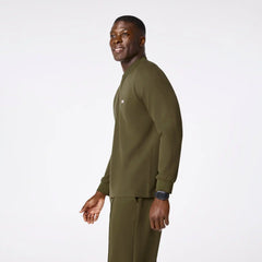 Stratton Henley Long-Sleeved Scrub Top