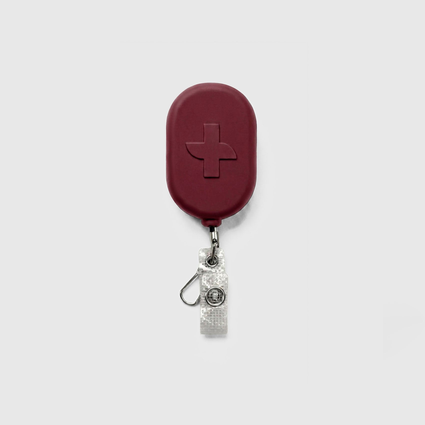 FIGS Logo Badge Reel   - Burgundy