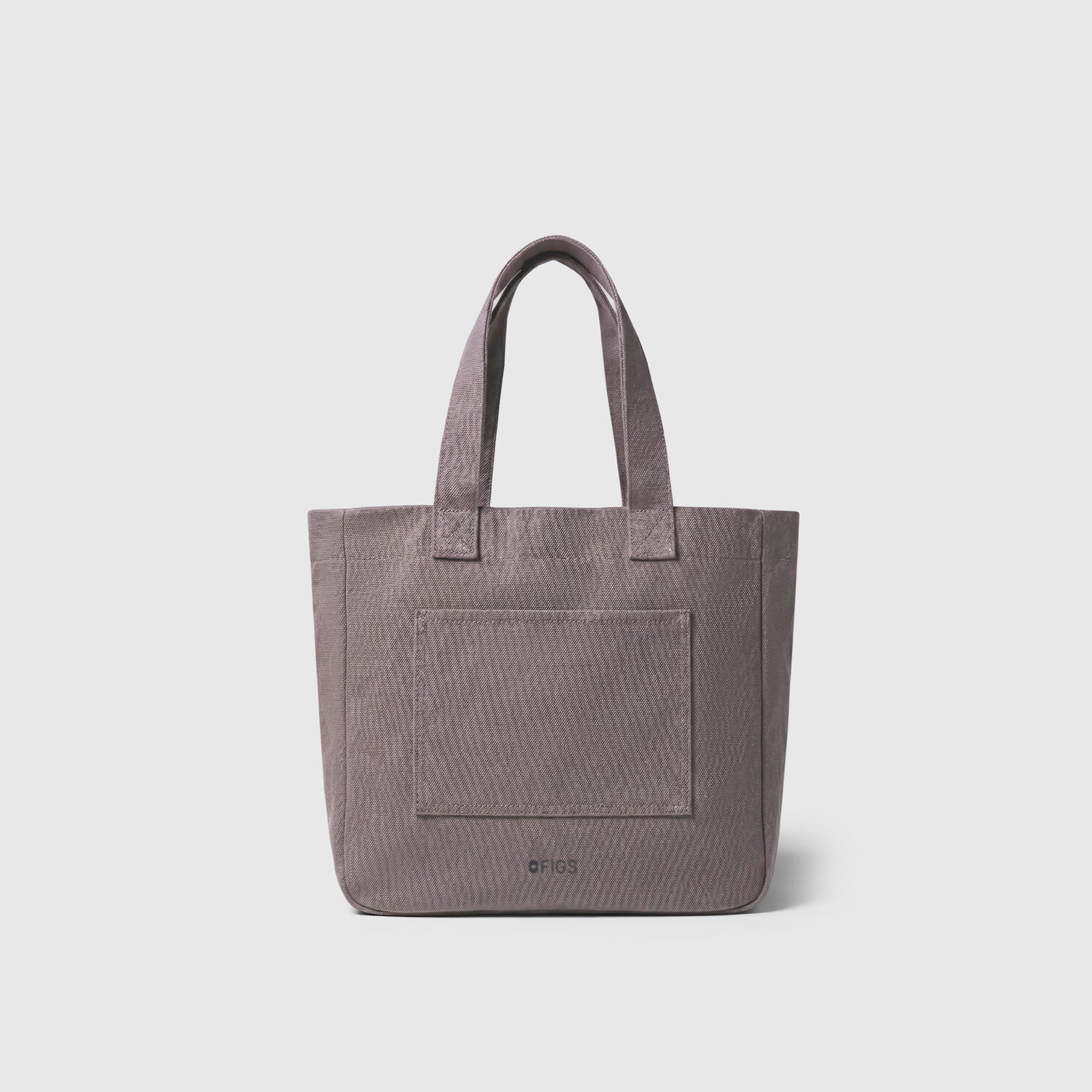 A Very Large Needle Mini Canvas Tote - Dark Grey