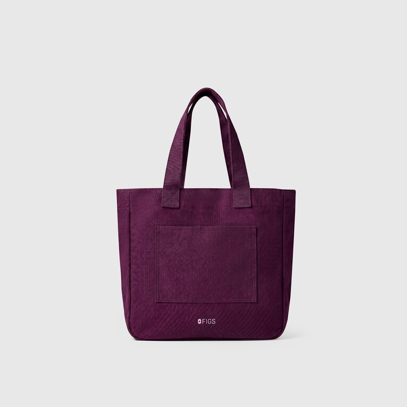 A Very Large Needle Mini Canvas Tote - Deep Purple