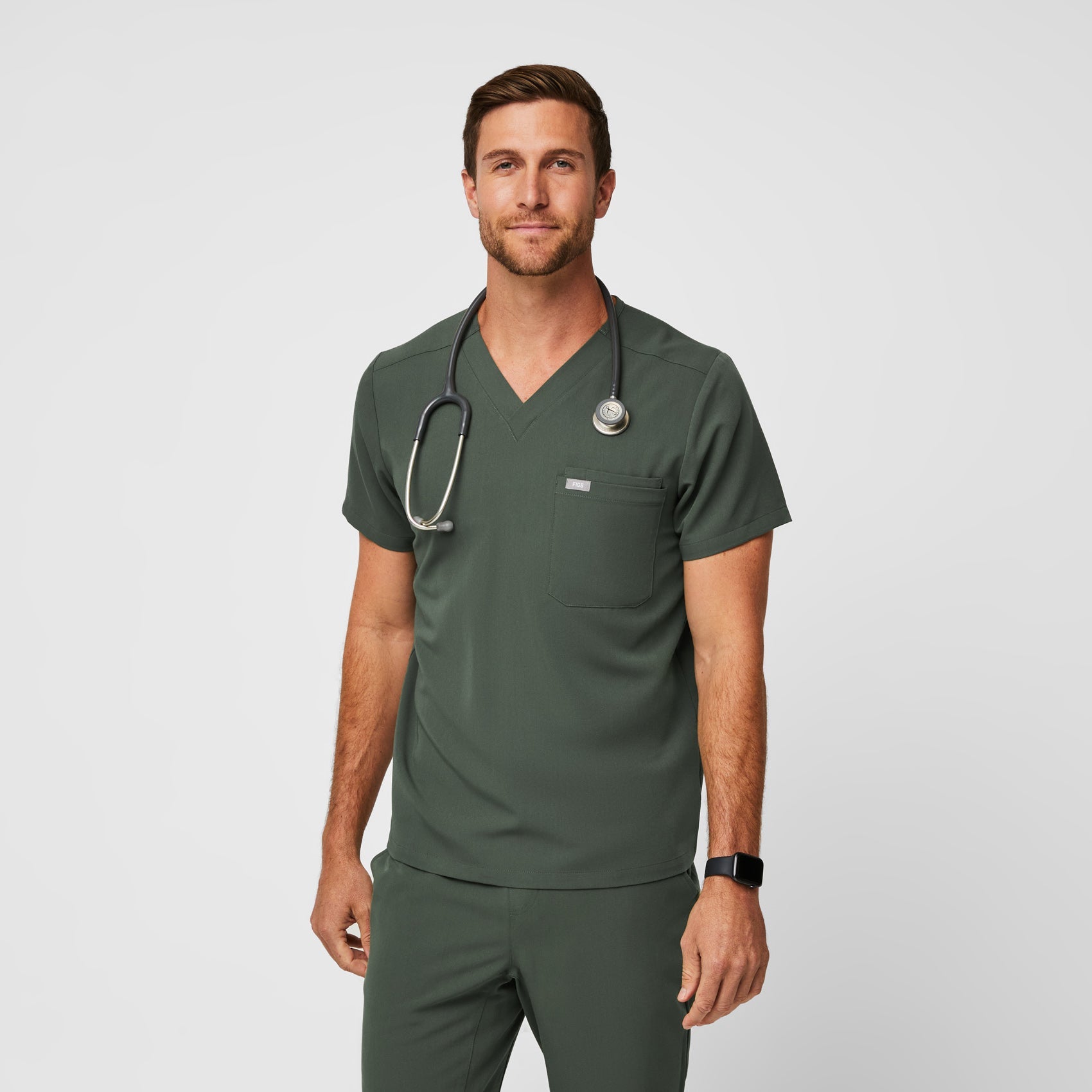 Leon Scrub Top™ - Moss