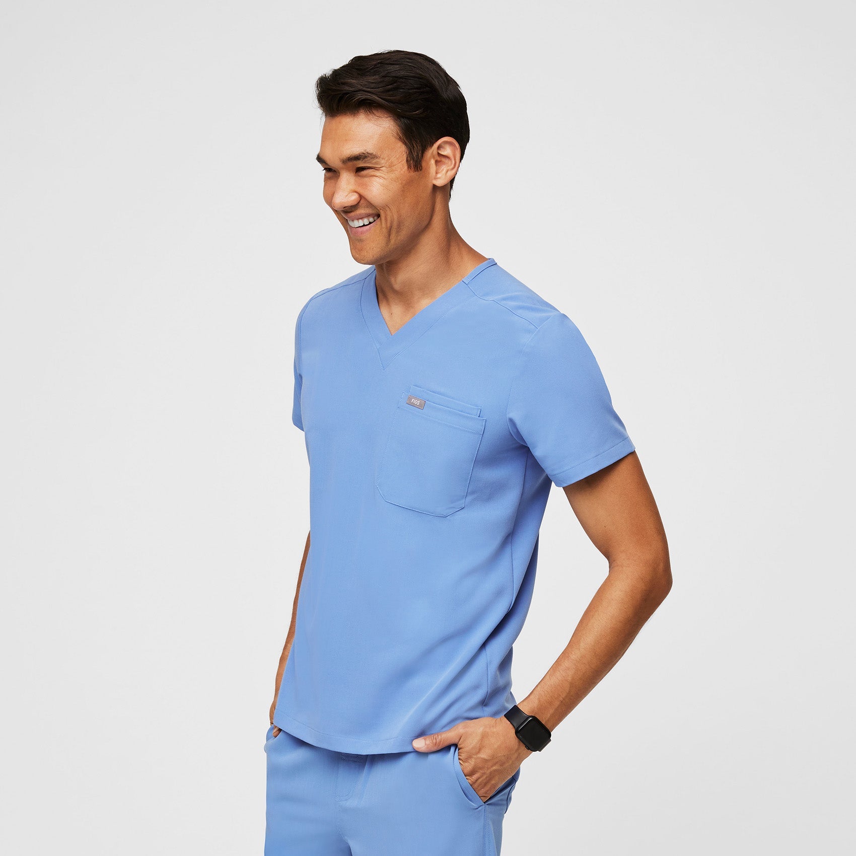 Leon Scrub Top™ - Ceil Blue