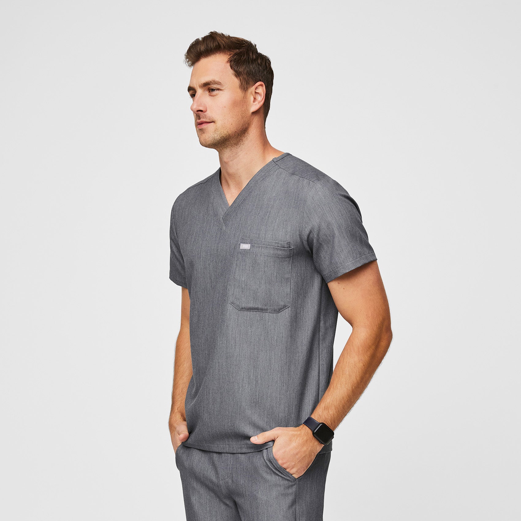 Leon Scrub Top™ - Graphite