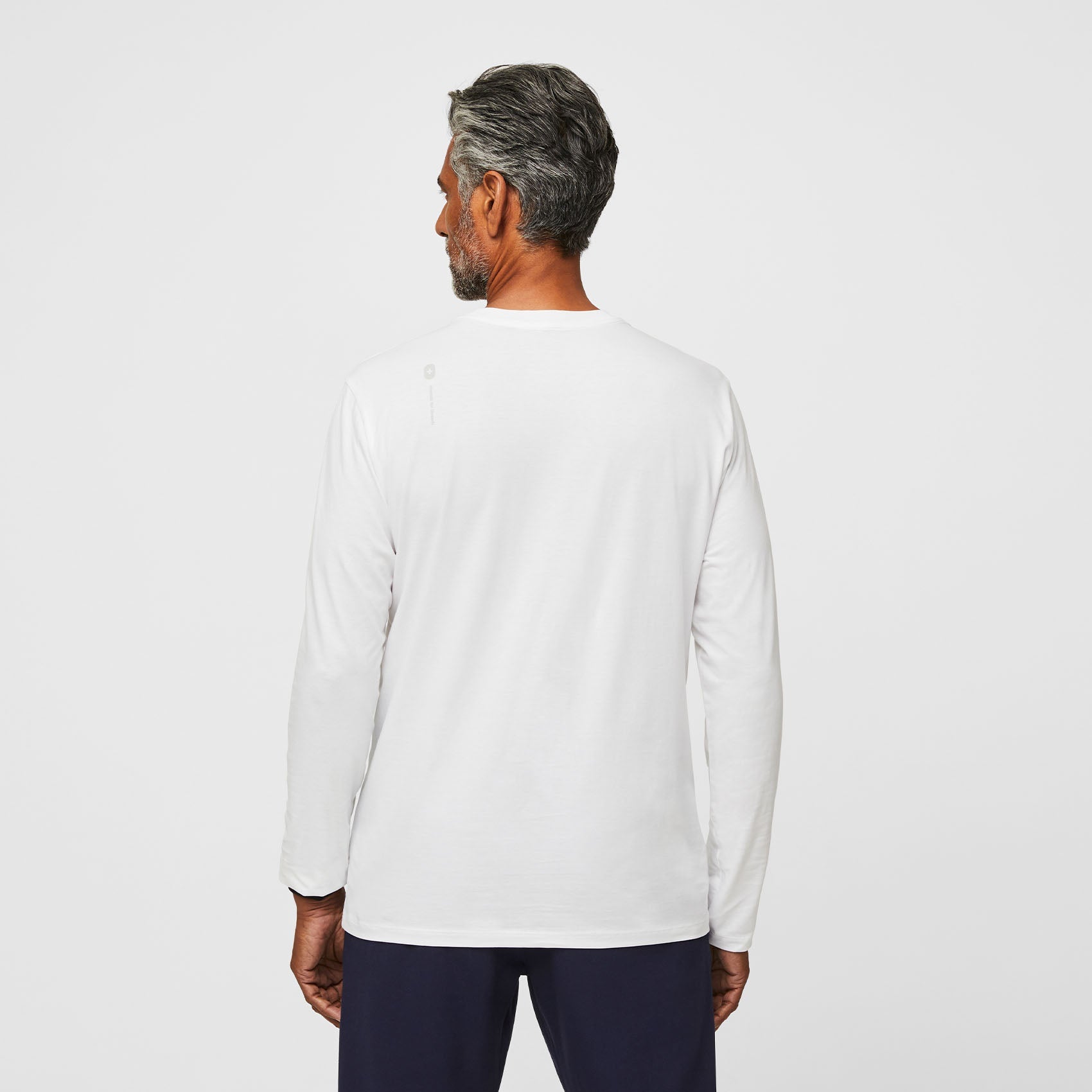 Supersoft Long-Sleeve Underscrub - White
