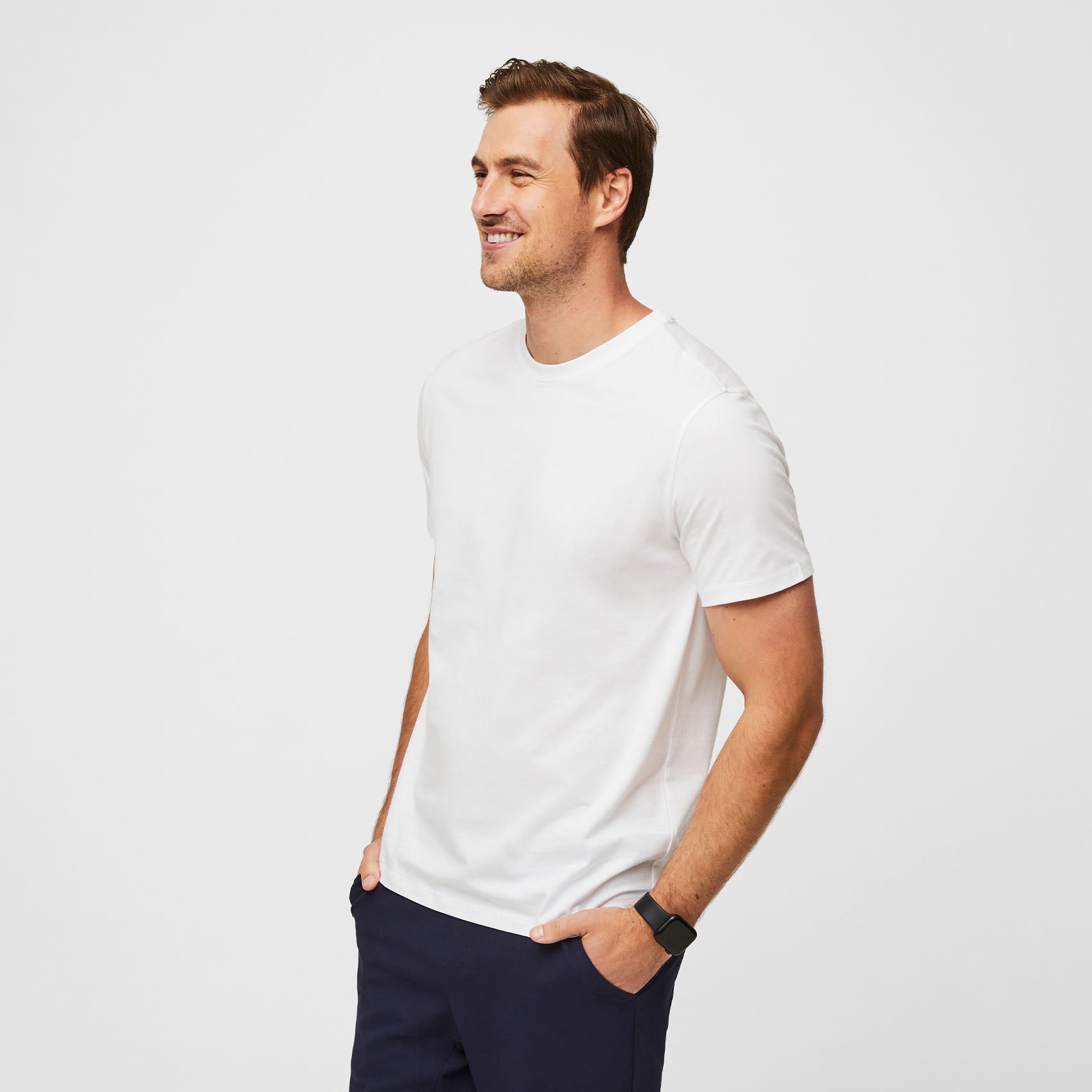 Supersoft Short-Sleeve Underscrub - White