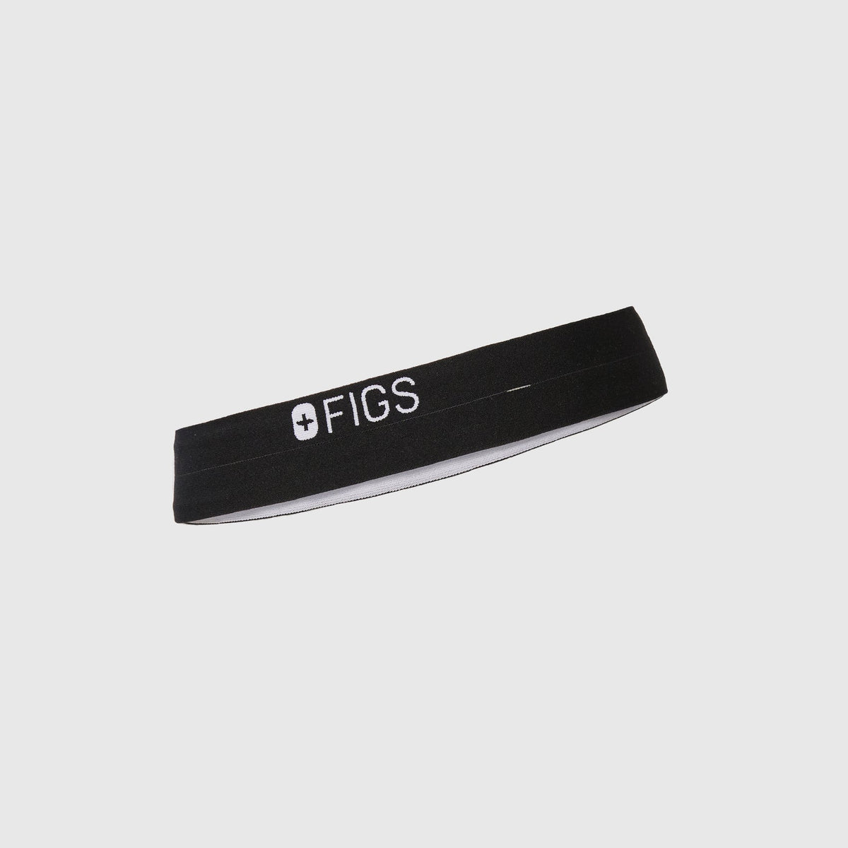 Elastic Headband with Buttonholes - Black