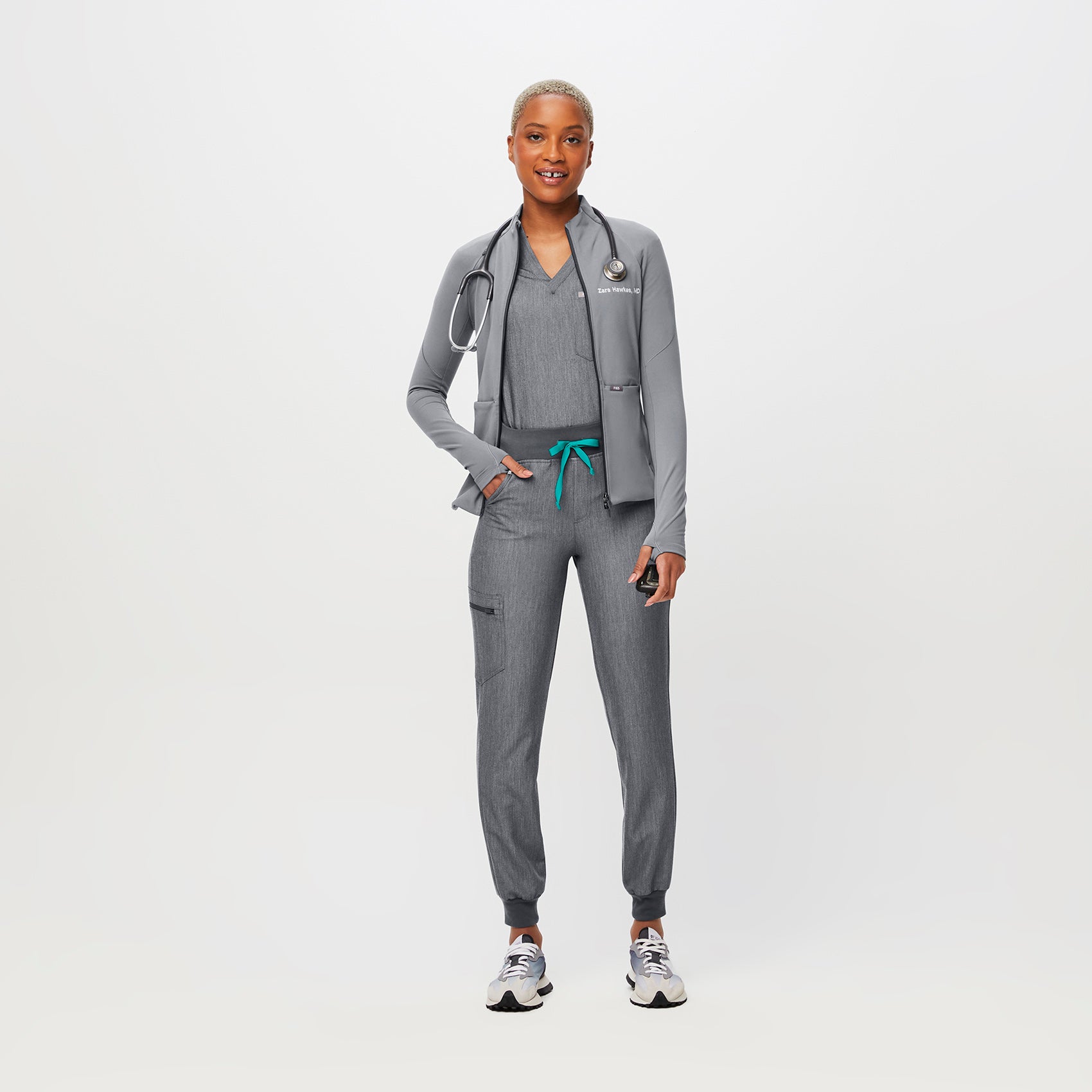 ContourKnit Scrub Jacket™ - Graphite