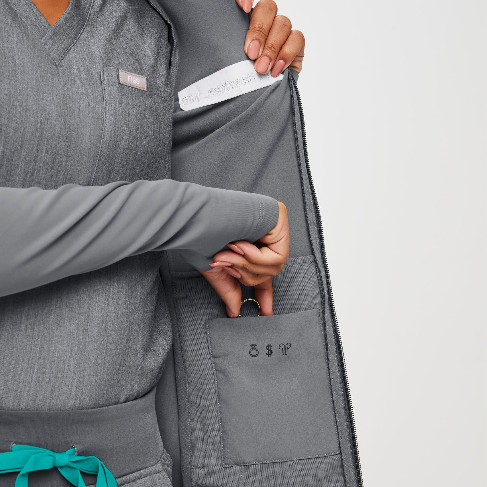 ContourKnit Scrub Jacket™ - Graphite