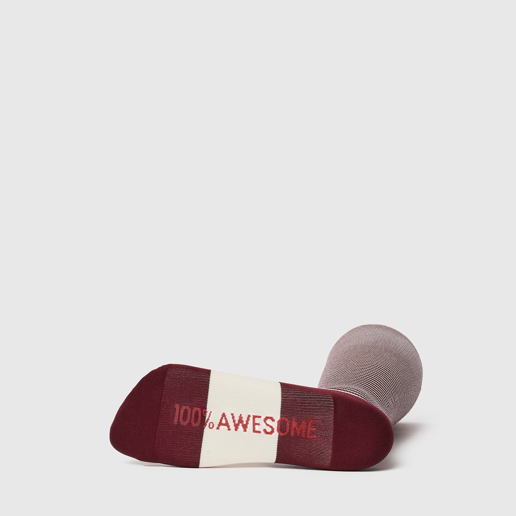 FIGS Compression Socks - Double Stripe/Burgundy