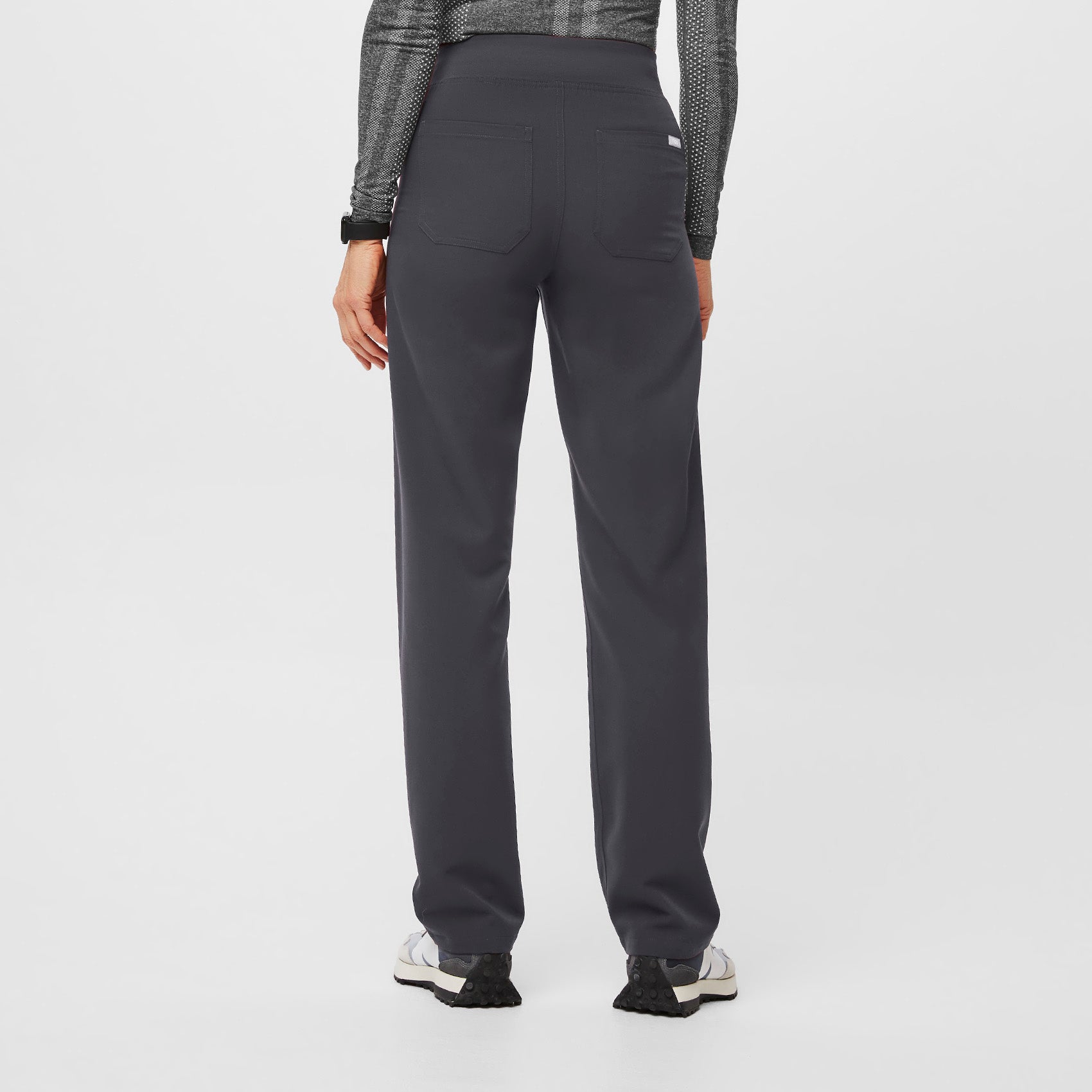 Livingston High-Rise Straight-Leg Scrub Pant™ - Charcoal