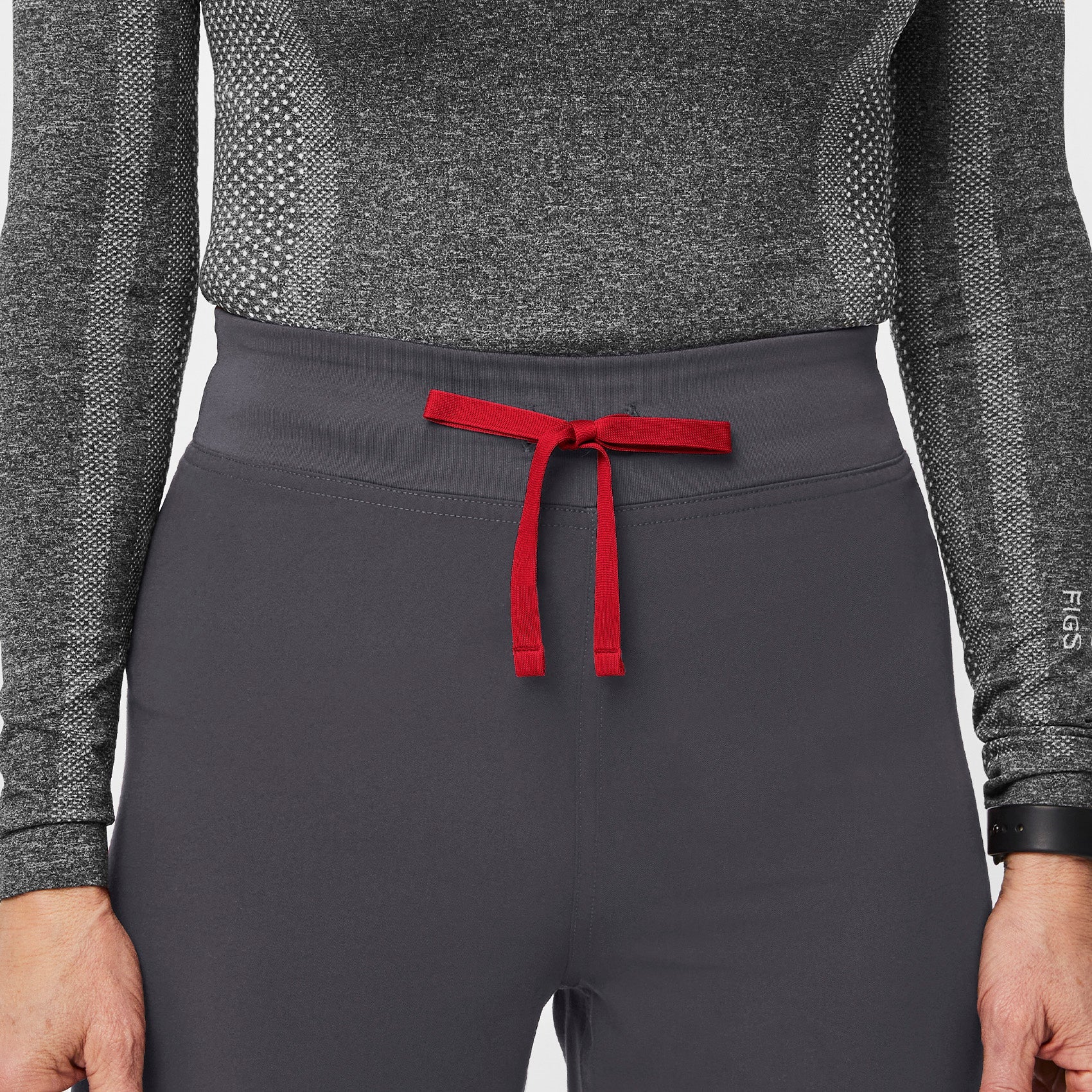 Livingston High-Rise Straight-Leg Scrub Pant™ - Charcoal