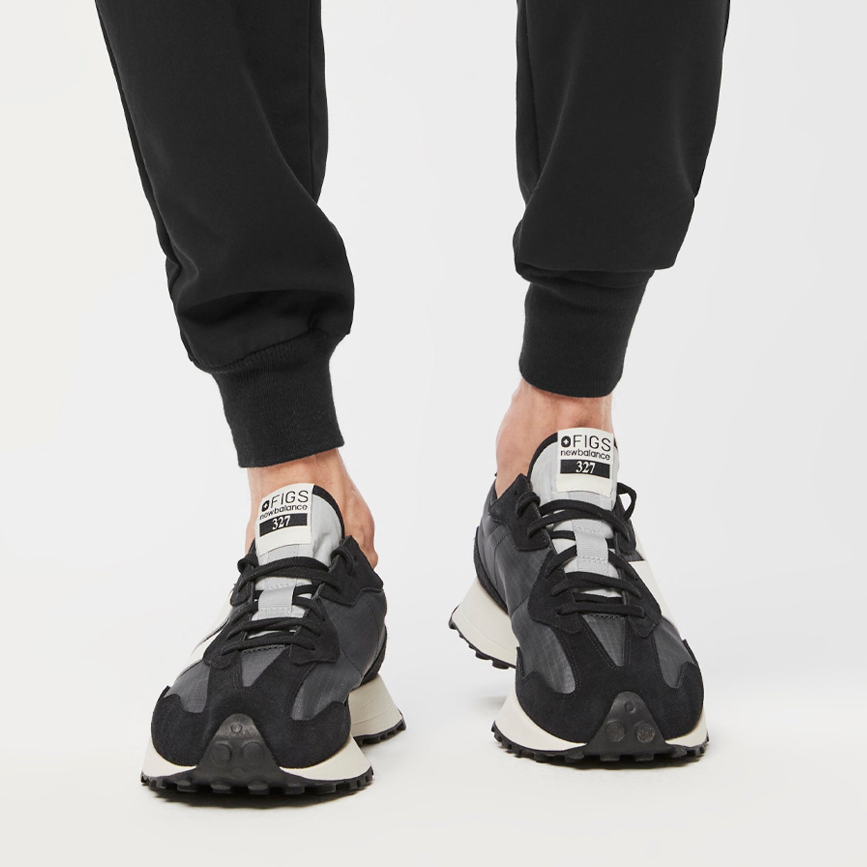 FIGS | New Balance 327 - Black
