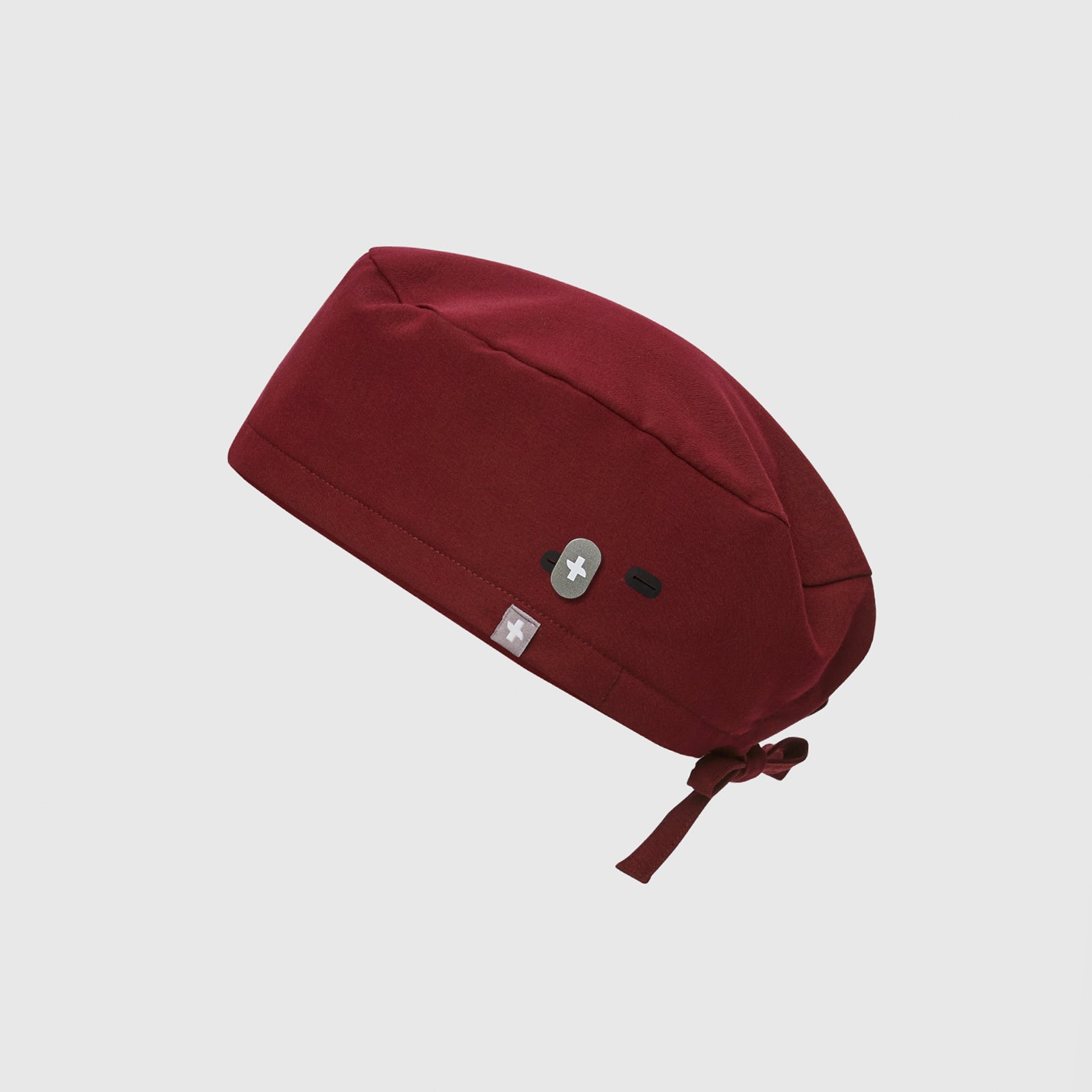 FIGS Scrub Cap With Buttonholes - Burgundy