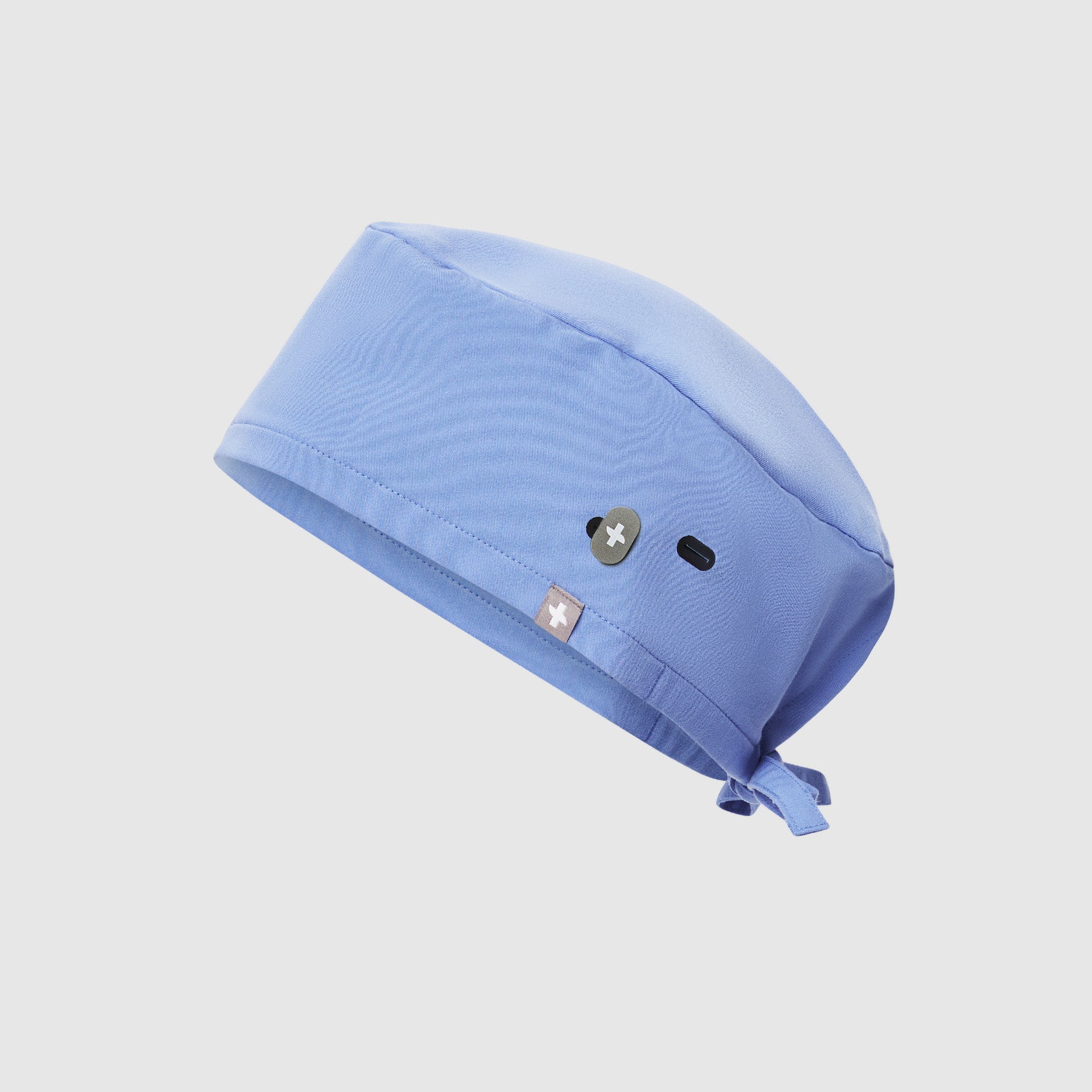FIGS Scrub Cap With Buttonholes - Ceil Blue