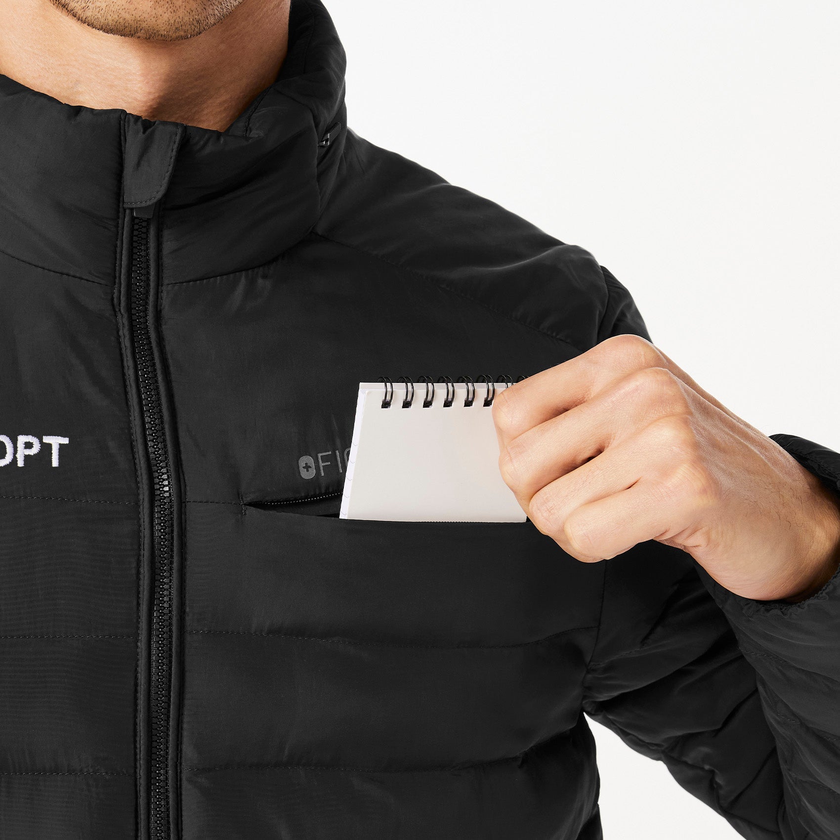 Packable Puffer Jacket - Black