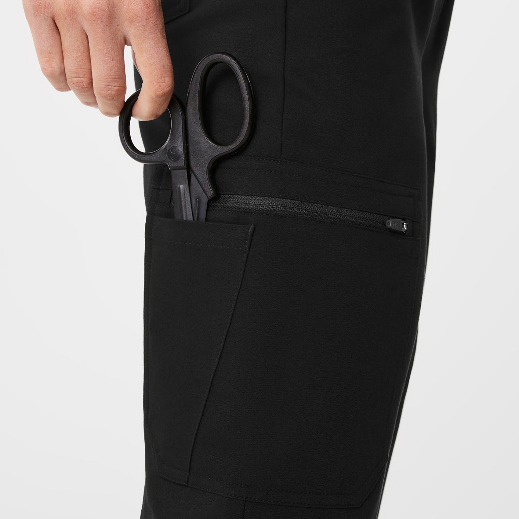 Uman High-Rise Jogger Scrub Pant - Black