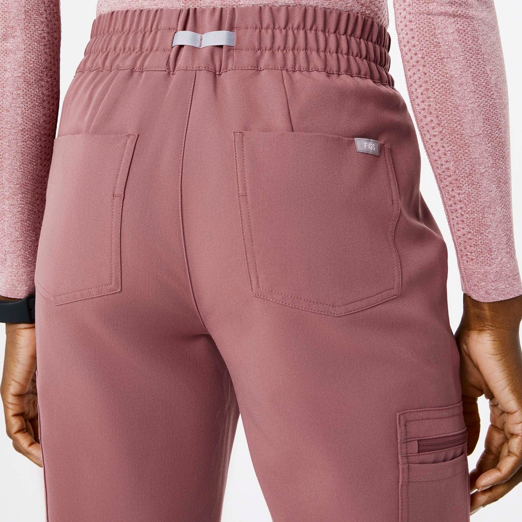Uman High-Rise Jogger Scrub Pant - Mauve