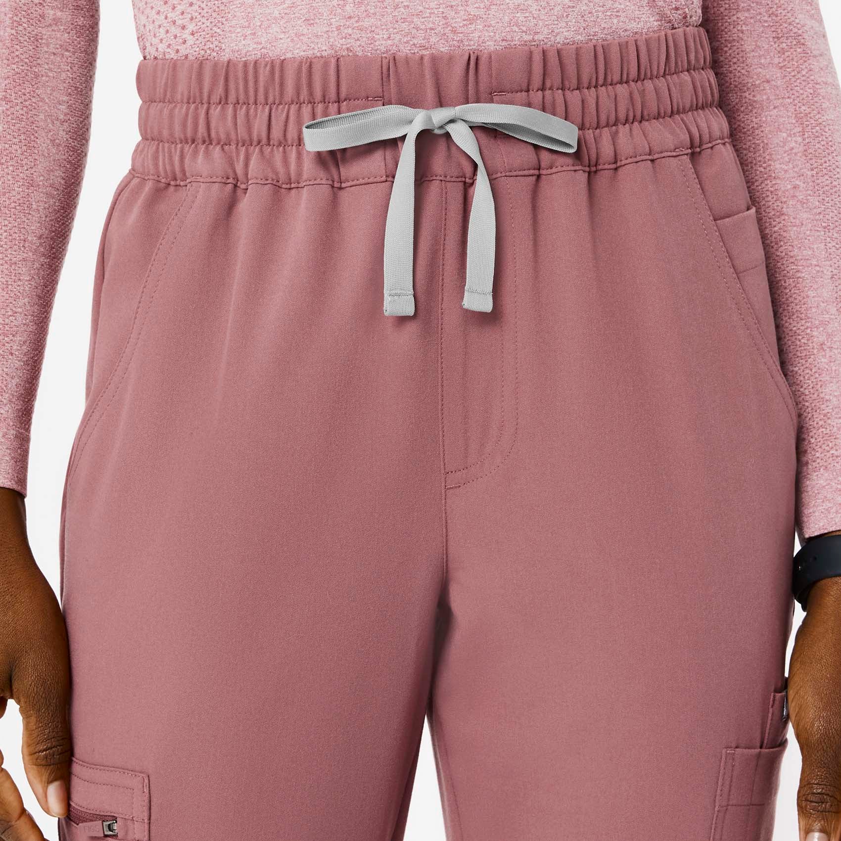 Uman High-Rise Jogger Scrub Pant - Mauve