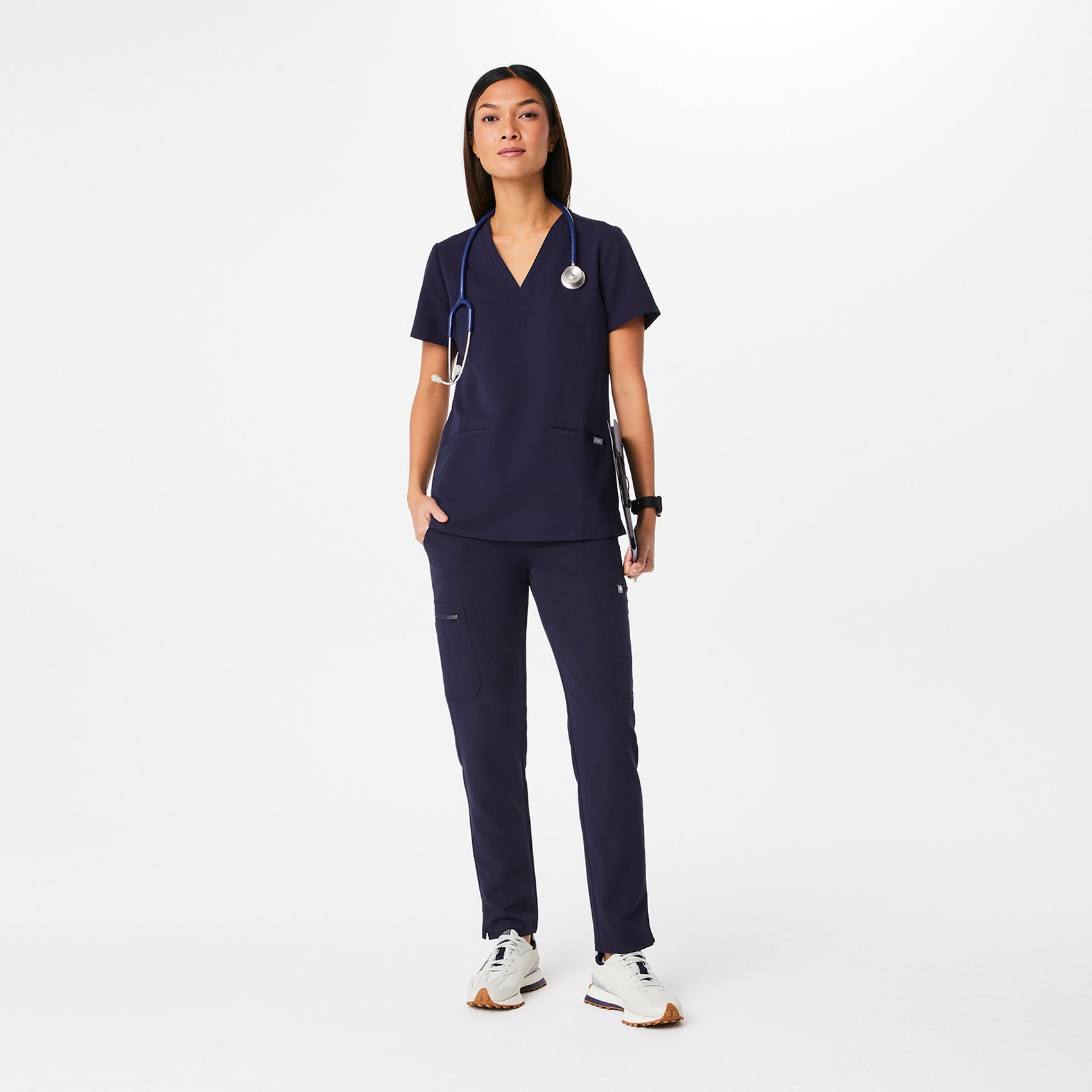 Casma Scrub Top™ - Navy