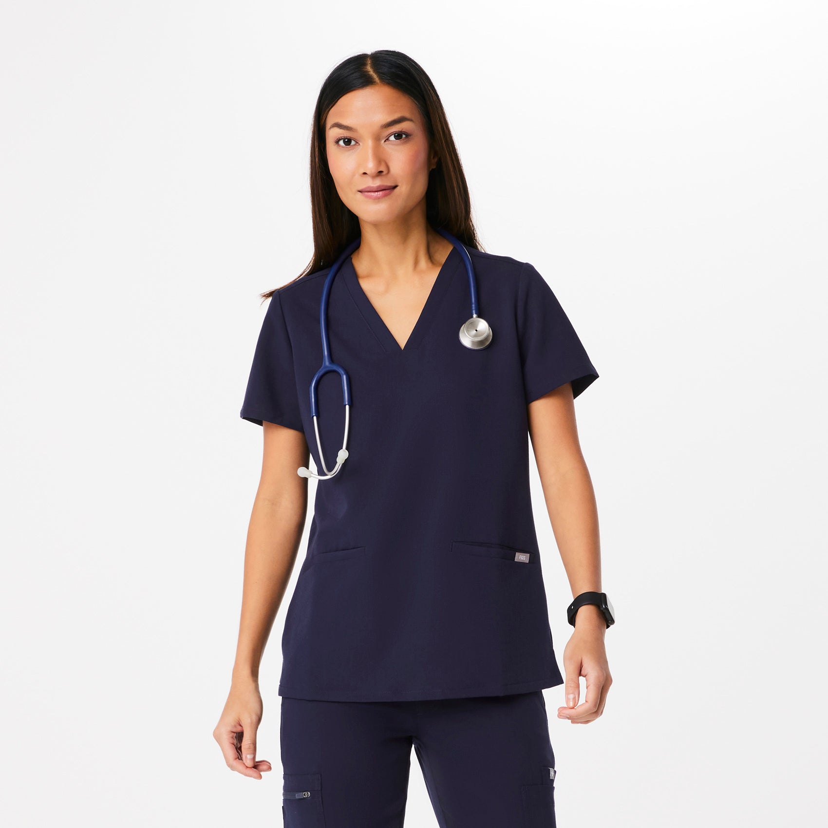Casma Scrub Top™ - Navy