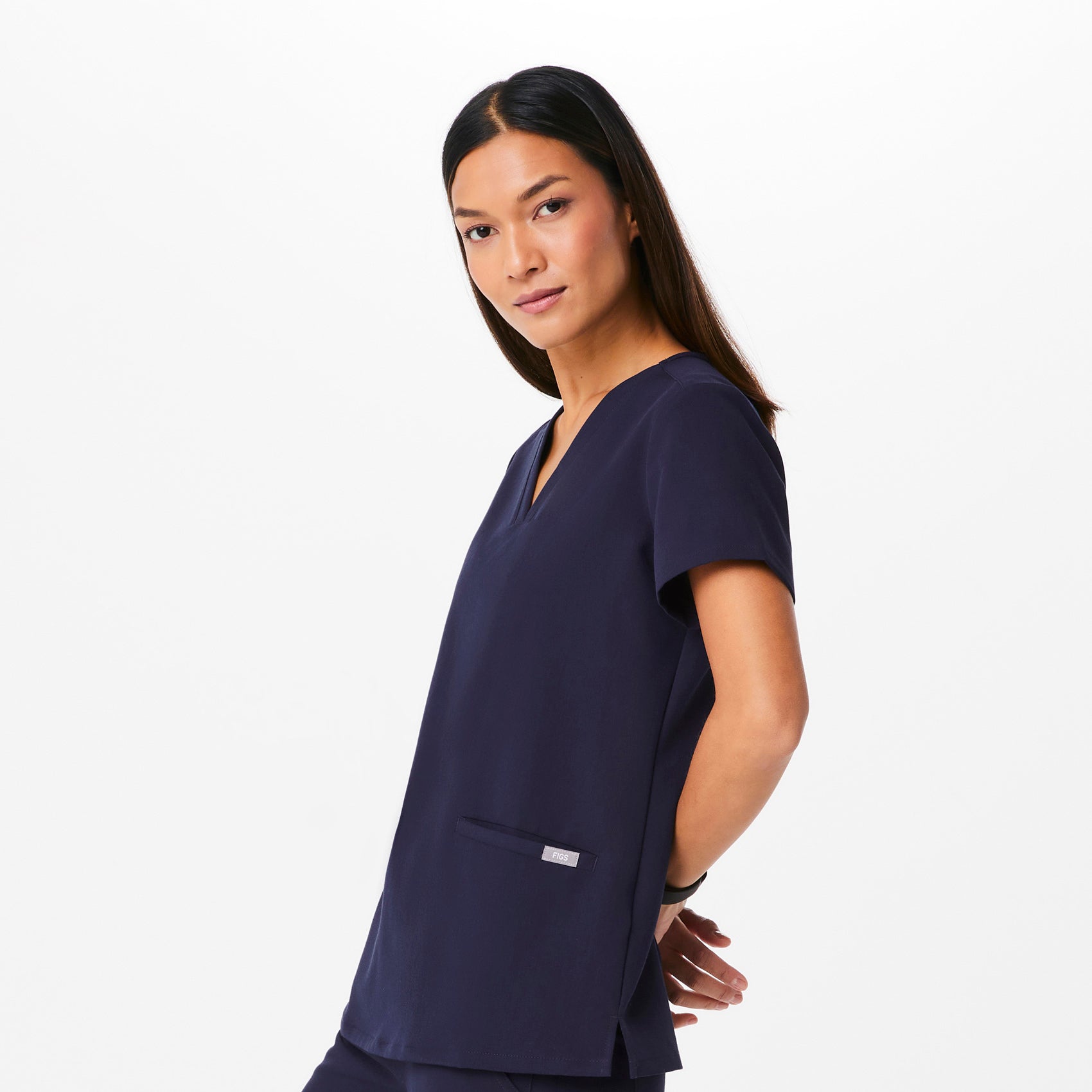 Casma Scrub Top™ - Navy