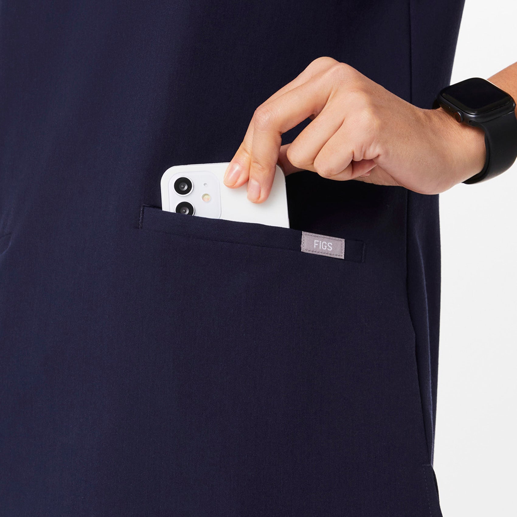Casma Scrub Top™ - Navy