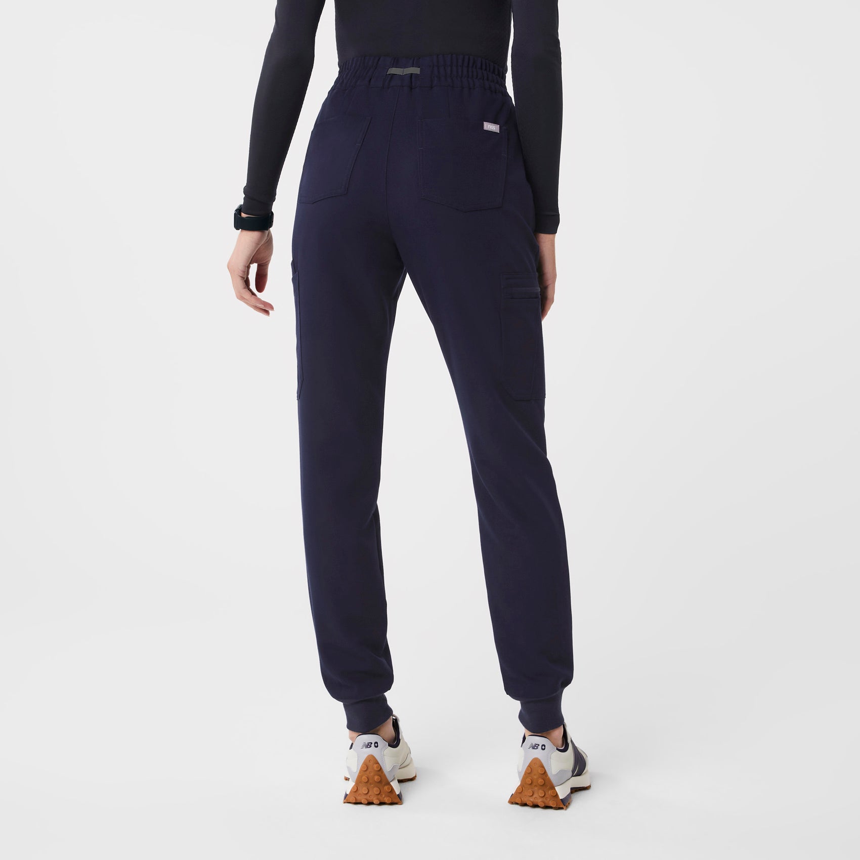 Uman High-Rise Jogger Scrub Pant - Navy
