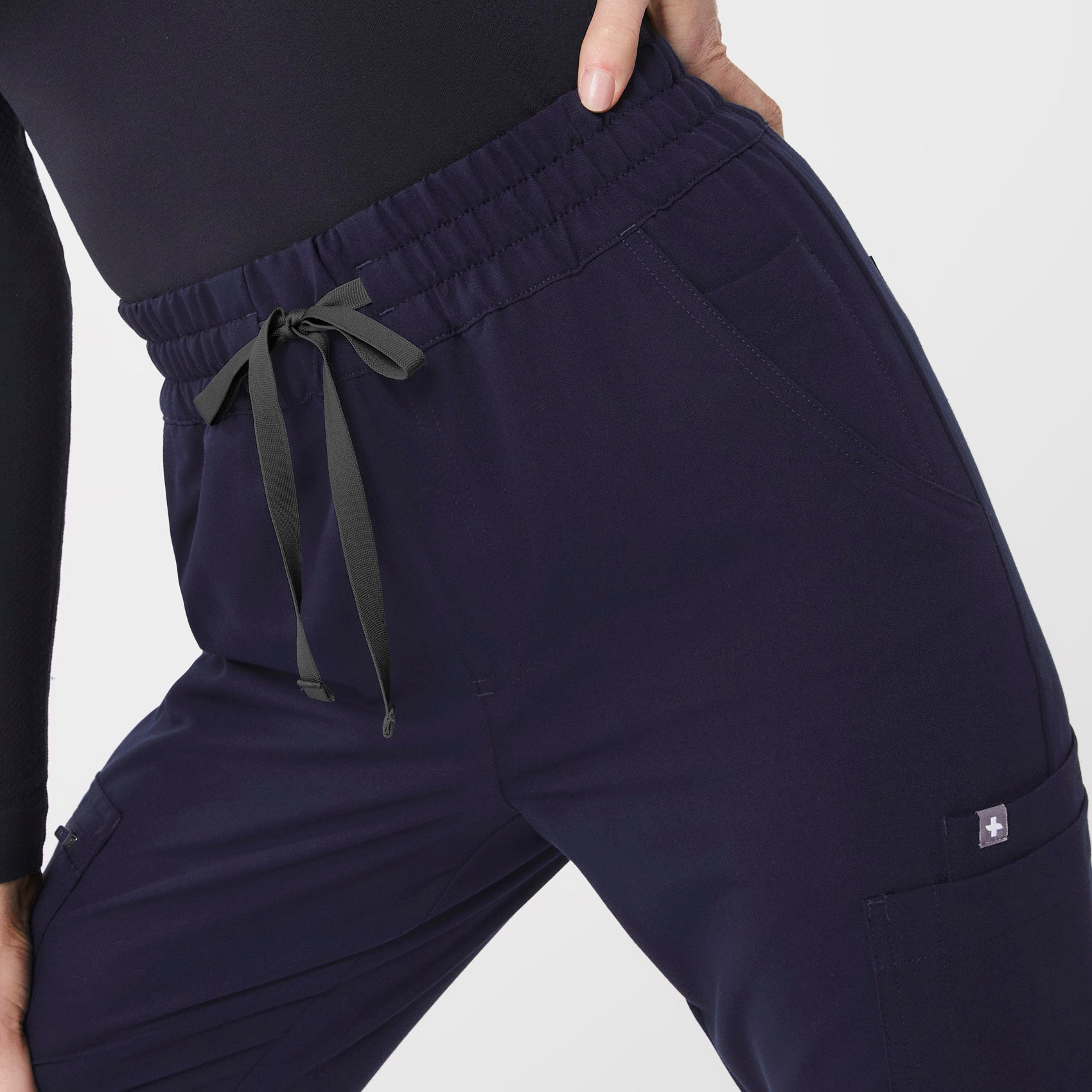 Uman High-Rise Jogger Scrub Pant - Navy