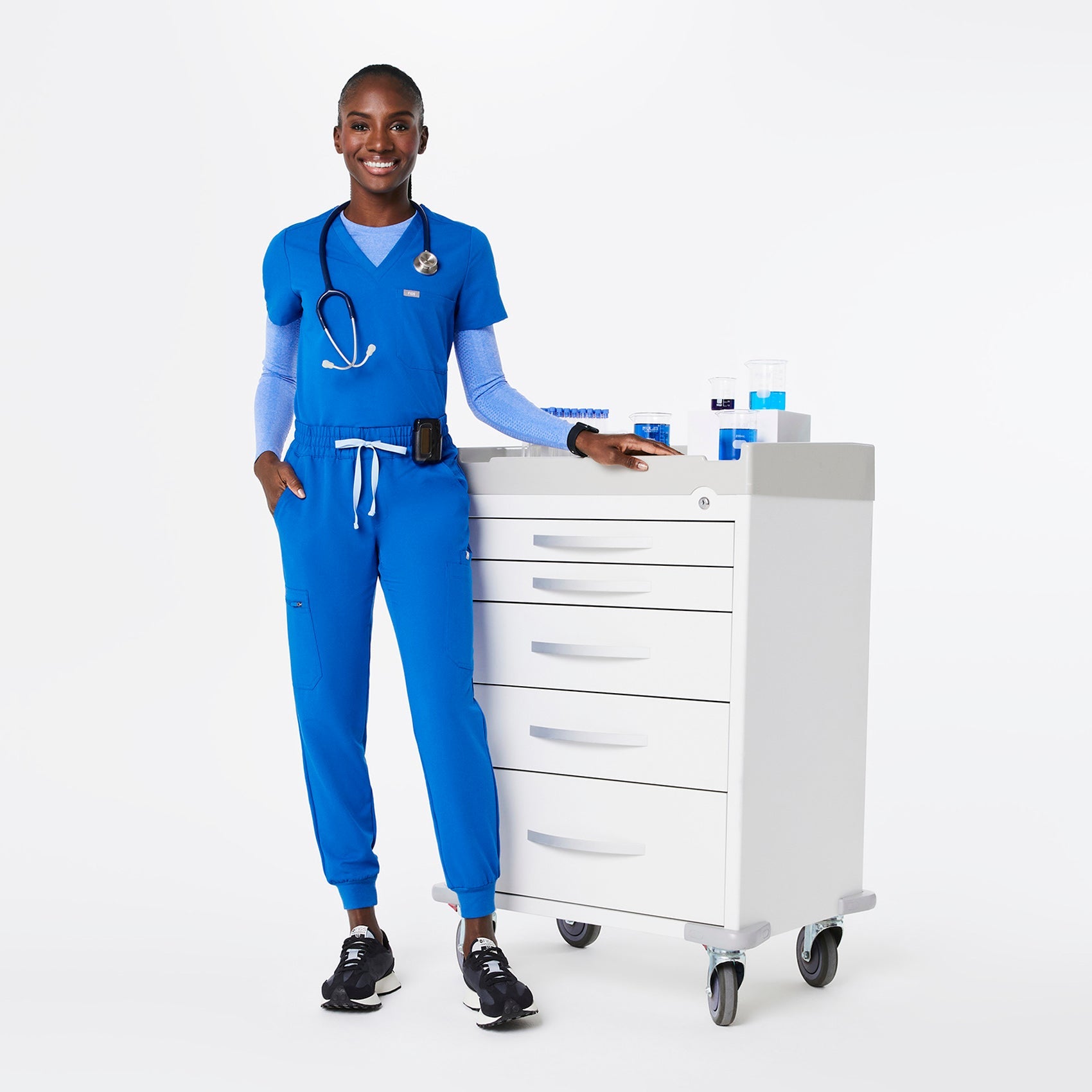 Uman Jogger Scrub Pant - Royal Blue
