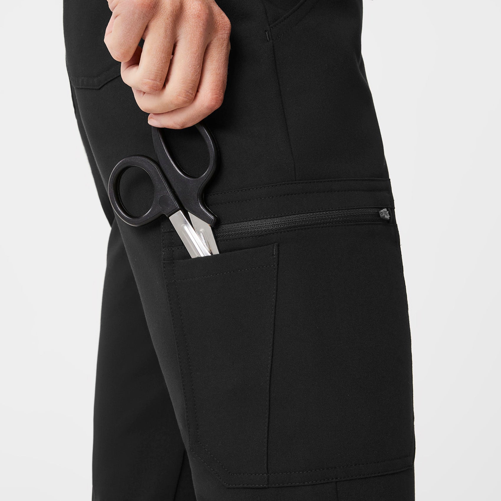 Uman Jogger Scrub Pant - Black