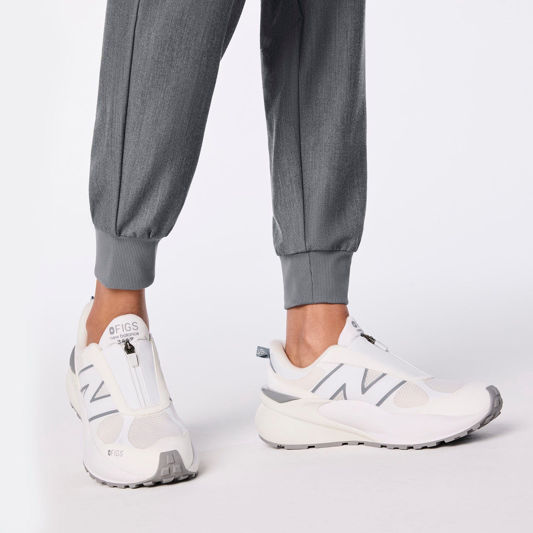 FIGS | New Balance 3447 Zip - White