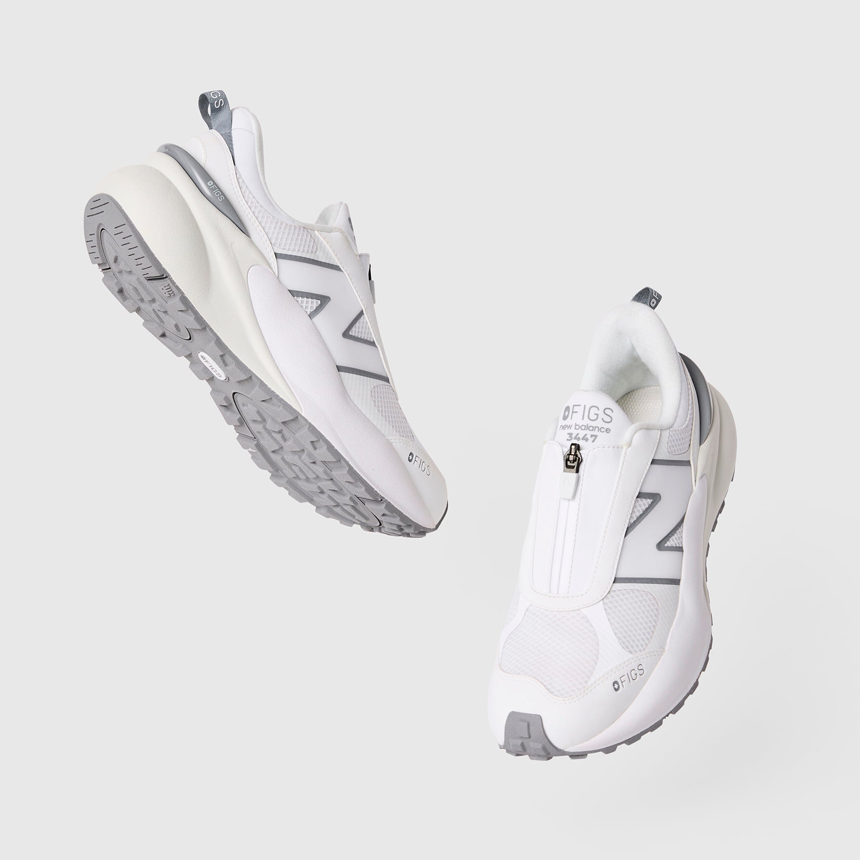 FIGS | New Balance 3447 Zip - White