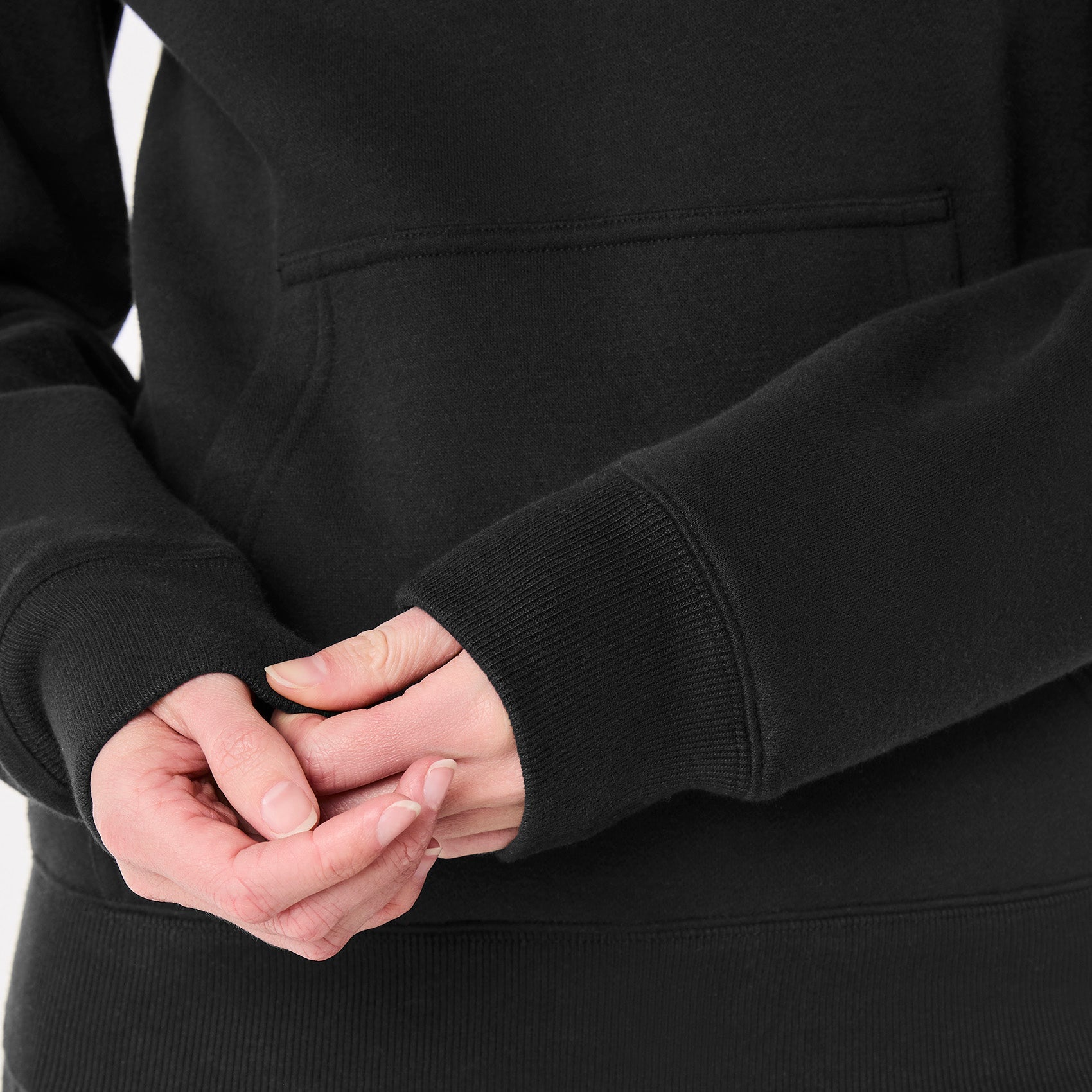 Off-Shift Awesome Humans ¼ Zip Sweatshirt™ - Black
