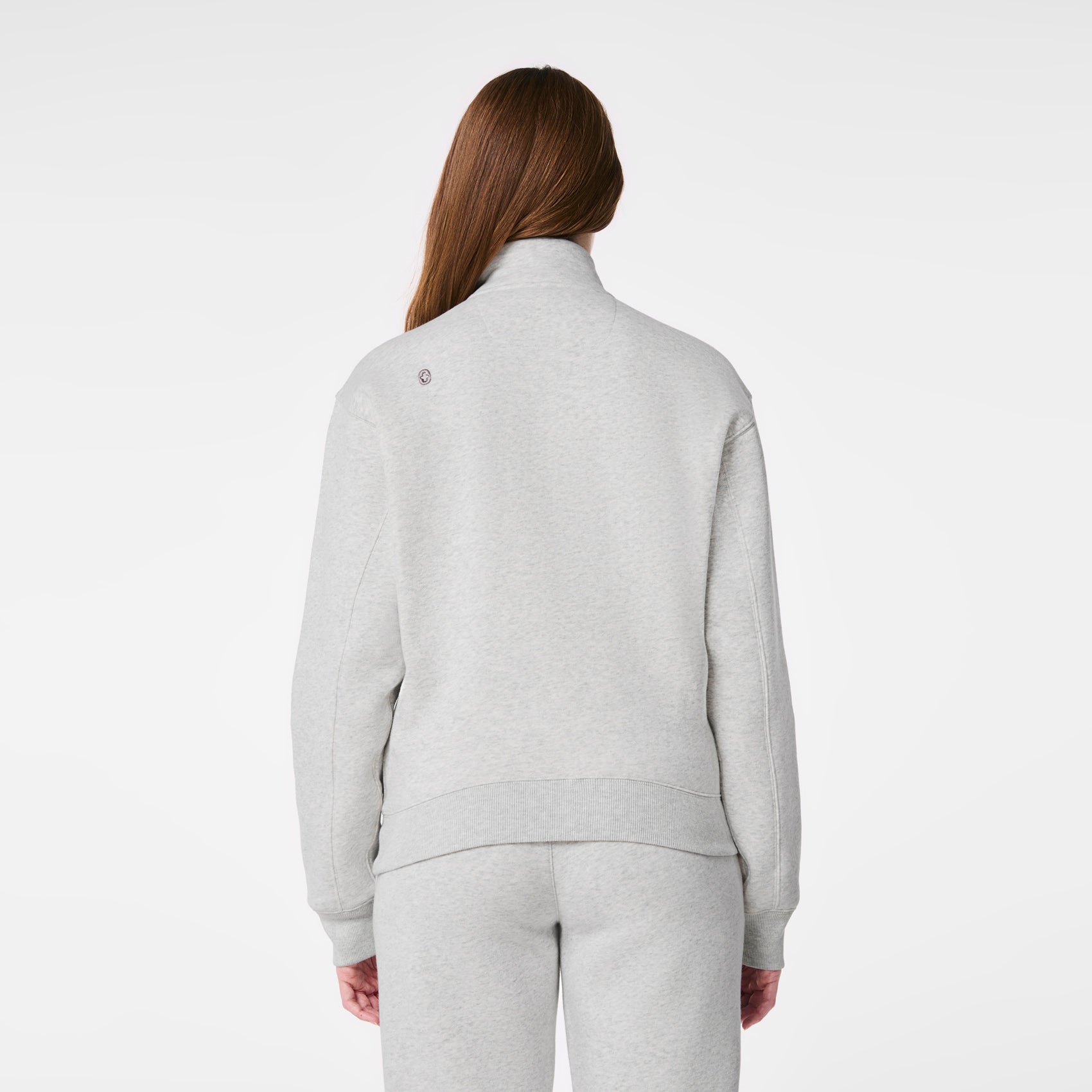 Off-Shift Awesome Humans ¼ Zip Sweatshirt™ - Heather Grey