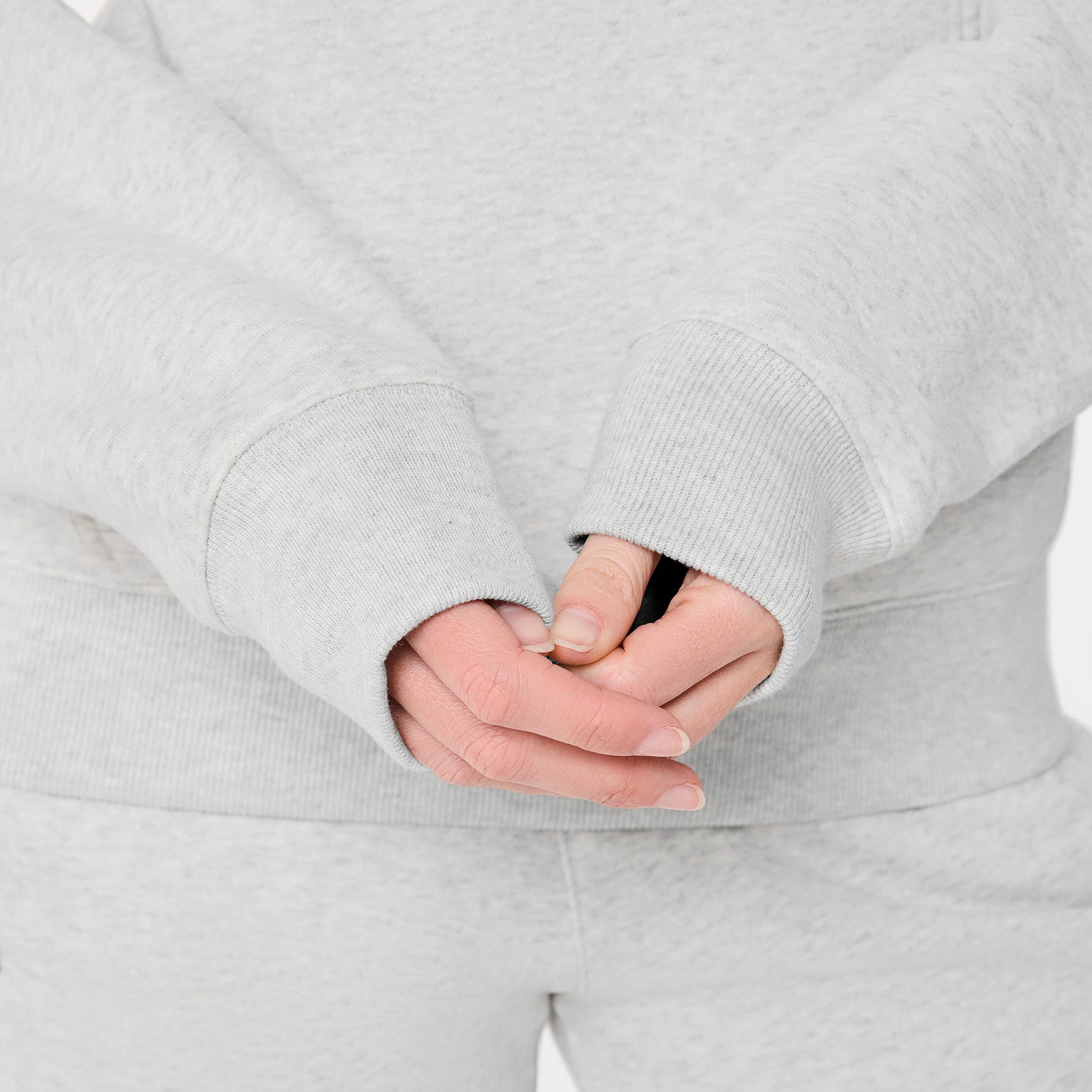 Off-Shift Awesome Humans ¼ Zip Sweatshirt™ - Heather Grey
