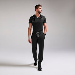 Norris Straight-Leg Scrub Pant - Black