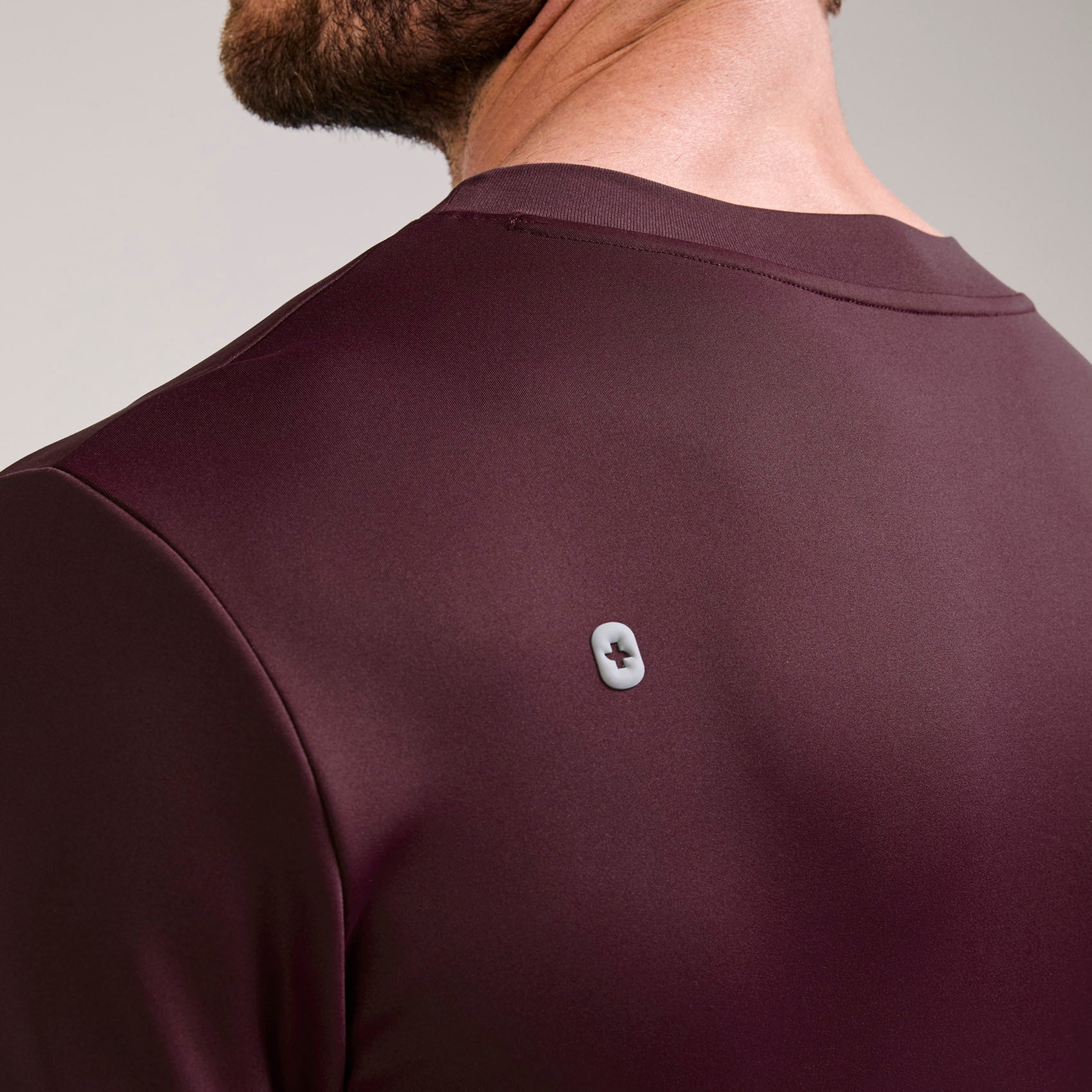 Logan V-Neck Scrub Top - Burgundy
