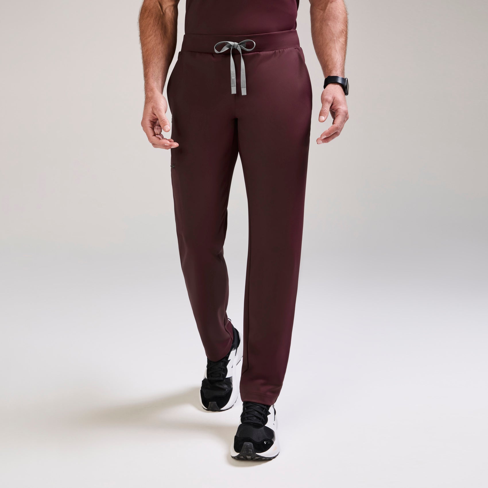 Norris Straight-Leg Scrub Pant - Burgundy