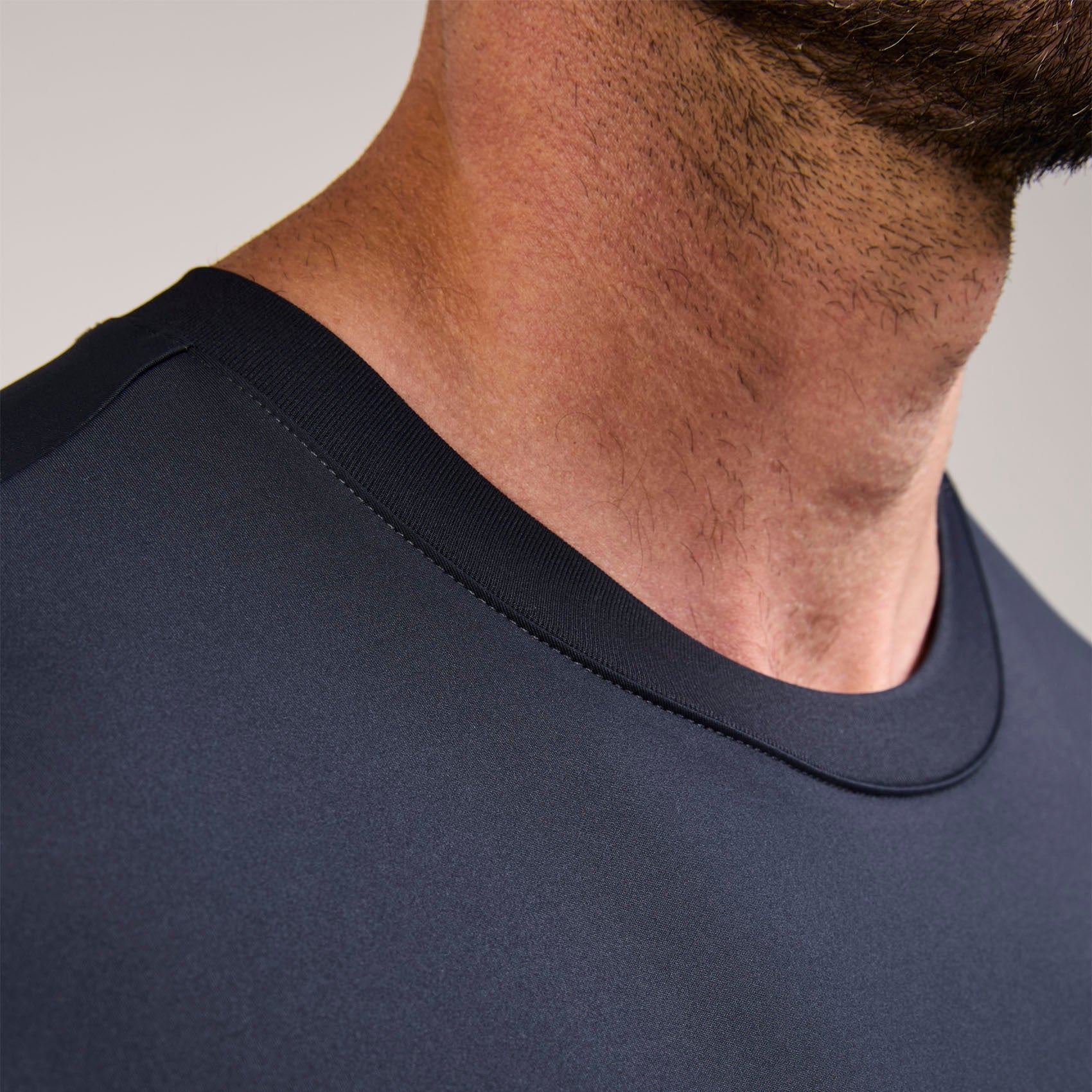 Destin Relaxed Long-Sleeve Scrub Top - Navy