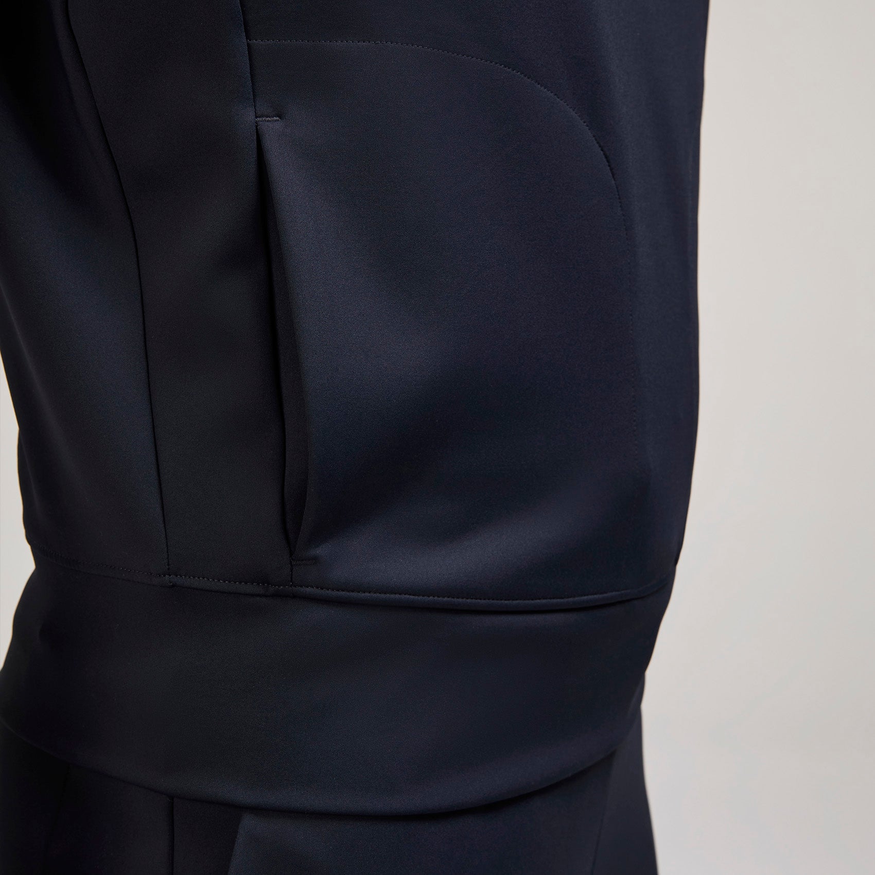 Mira Banded Scrub Top - Navy