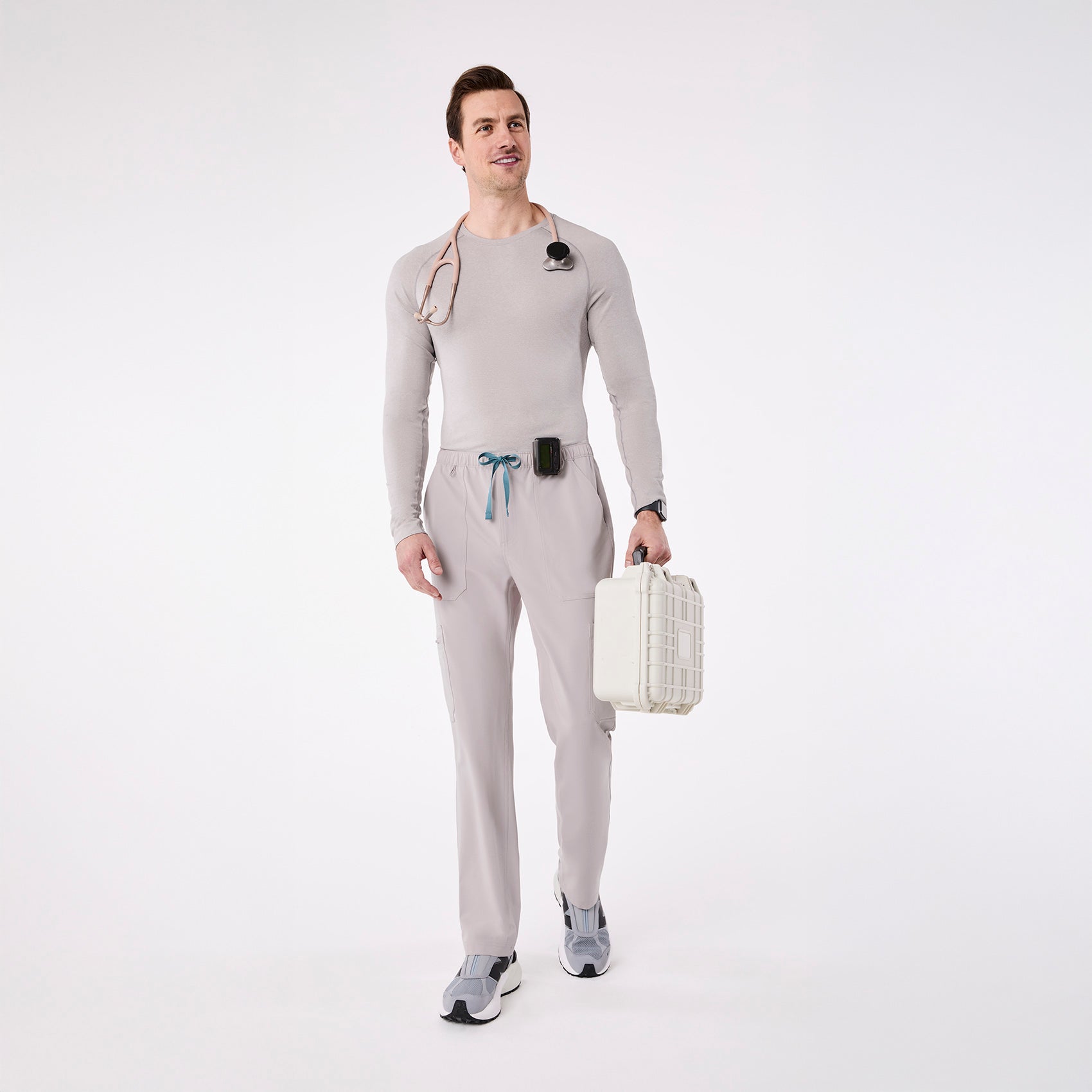 Makato Seamless Long-Sleeve Underscrub - Slate