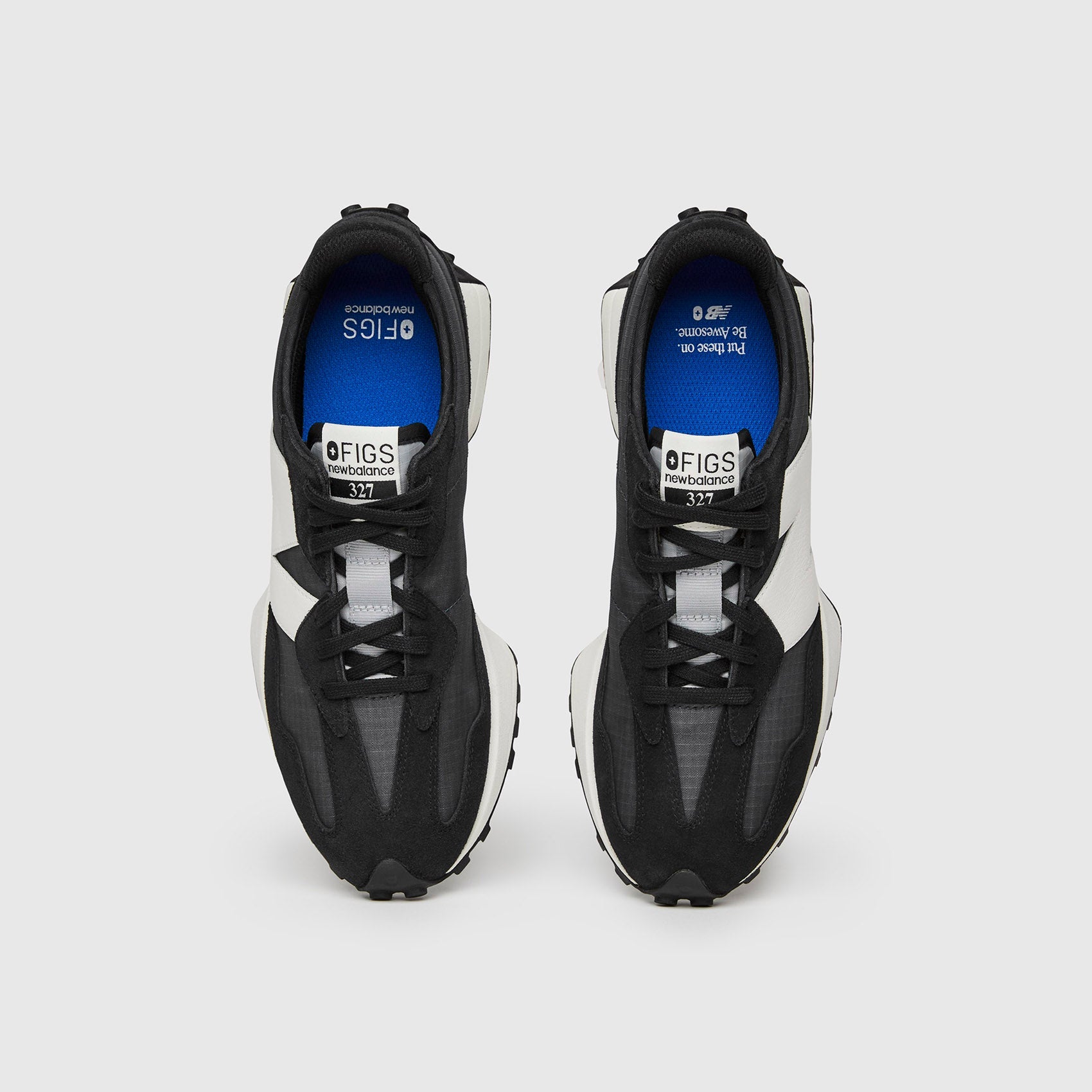 FIGS | New Balance 327 - Black