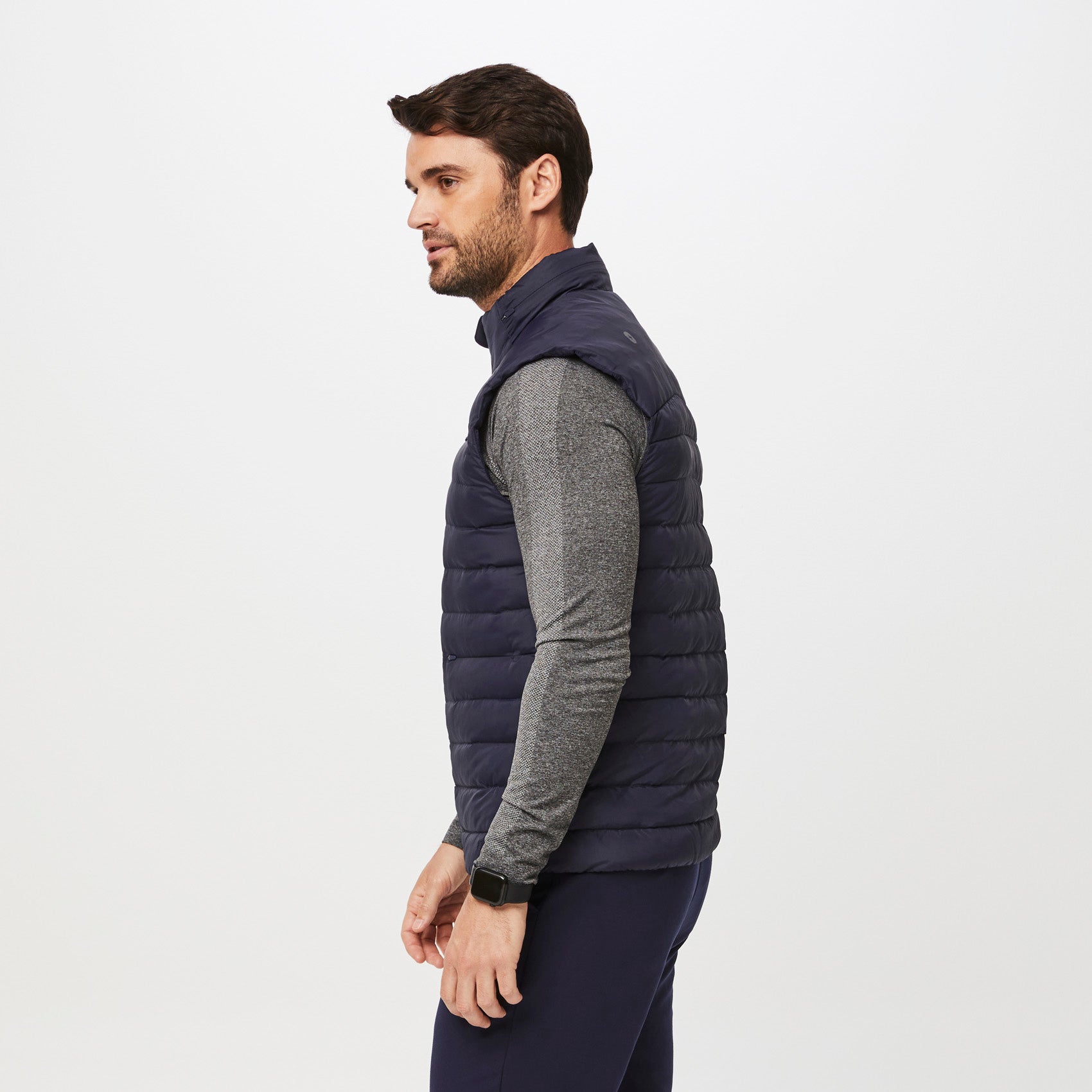 Packable Puffer Vest - Navy