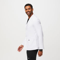 Harlem Classic Short Lab Coat - White