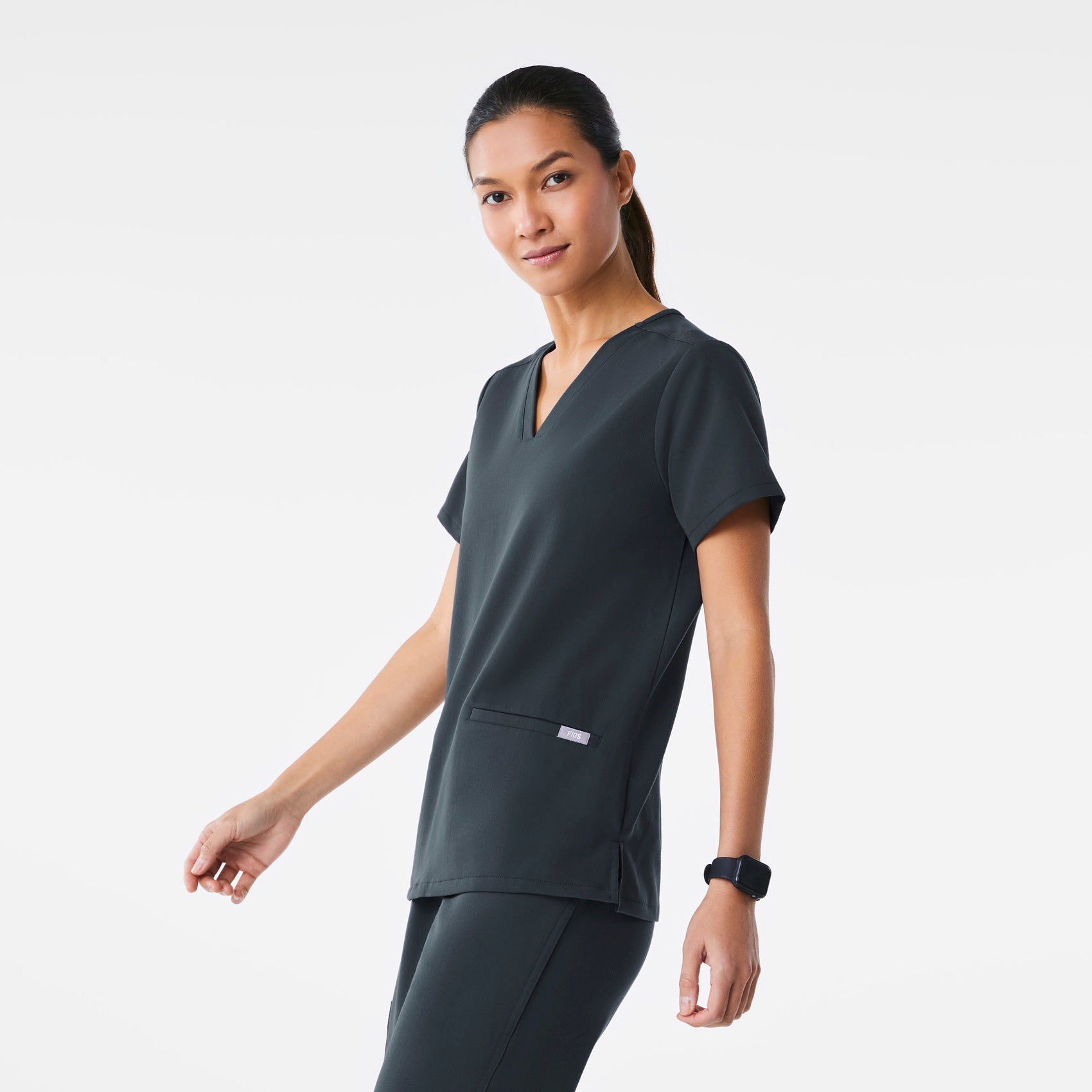Casma Scrub Top™ - Dark Harbor