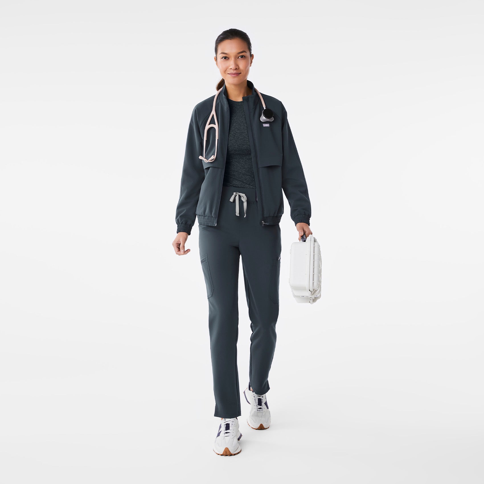 Yola High-Rise Slim Scrub Pant™ - Dark Harbor