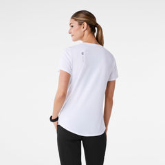 Healthcare is Human Short-Sleeve Underscrub - Optic White