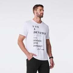 Dentist Short-Sleeve Underscrub - White